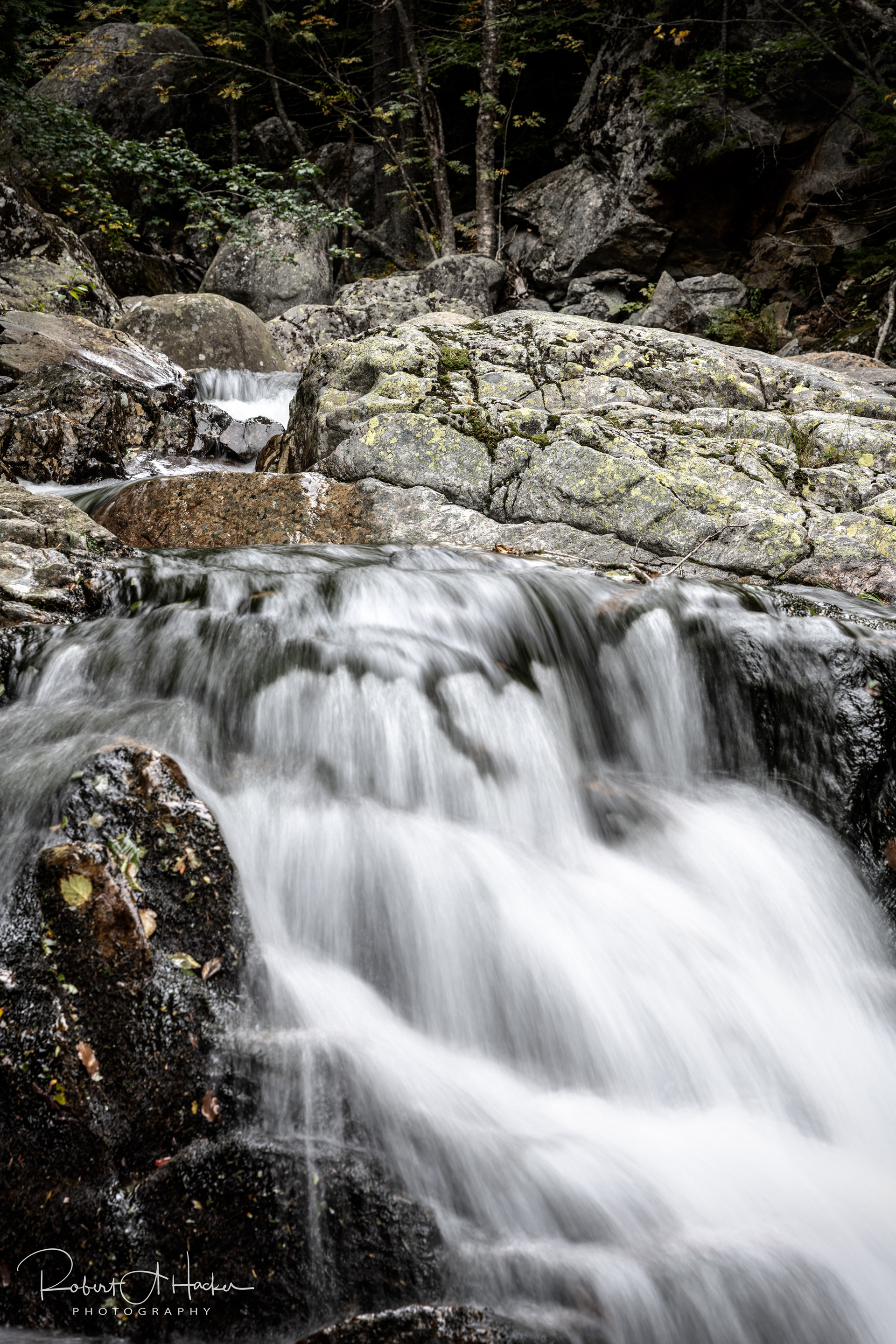 Cascade below Crystal Falls, Pinkham Notch on NH-16