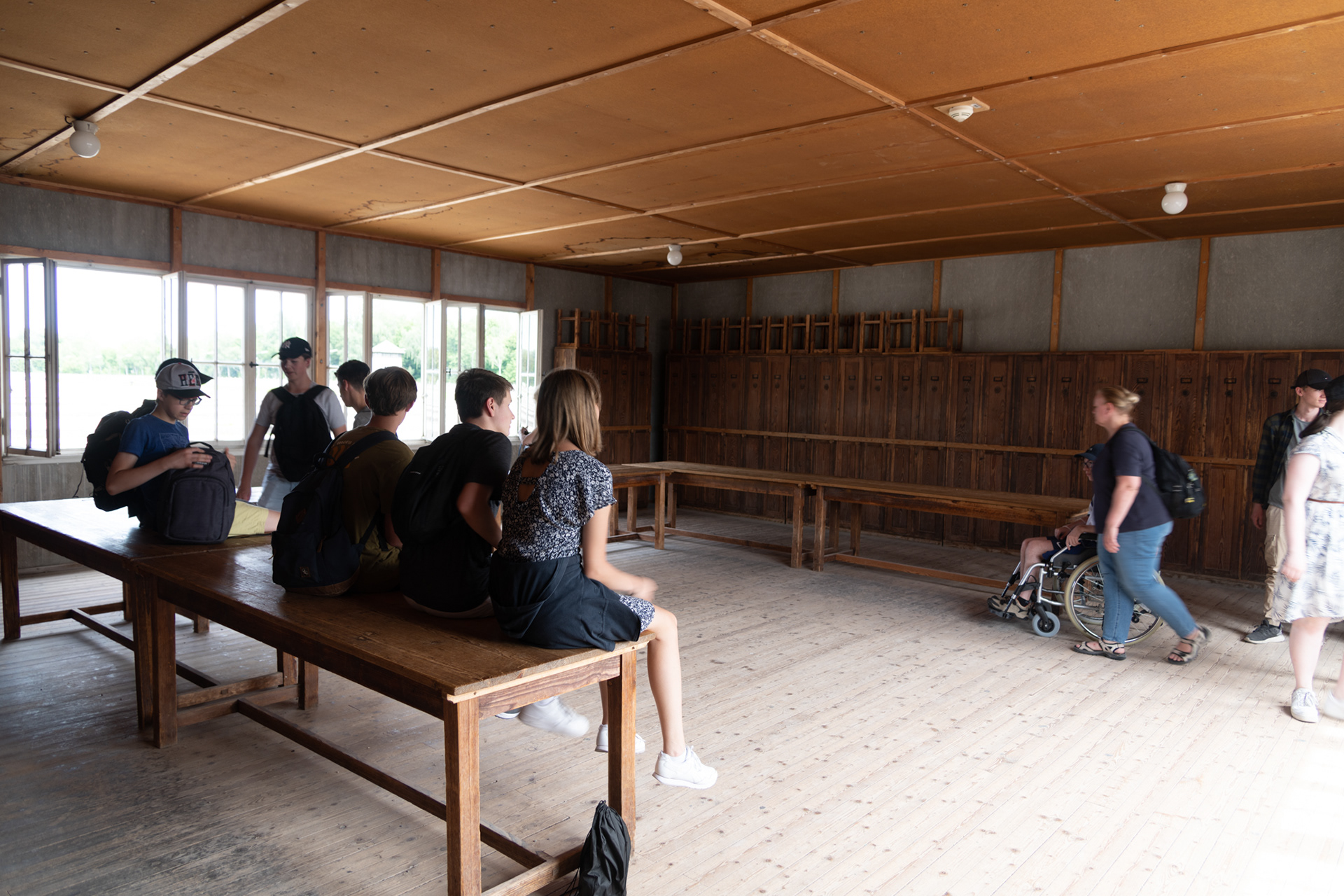 The barrack common room.