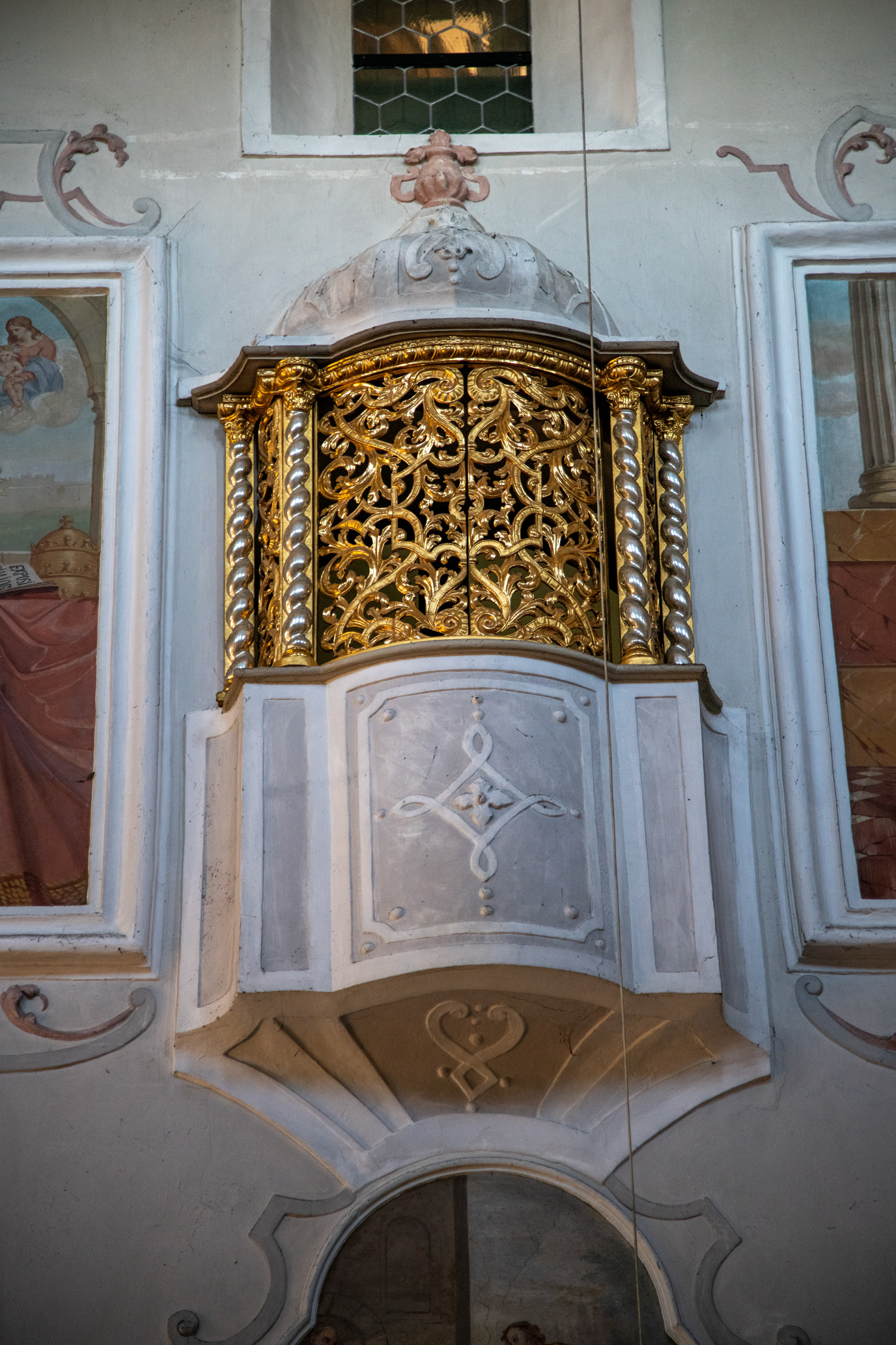 I'm guessing that organ pipes are housed here