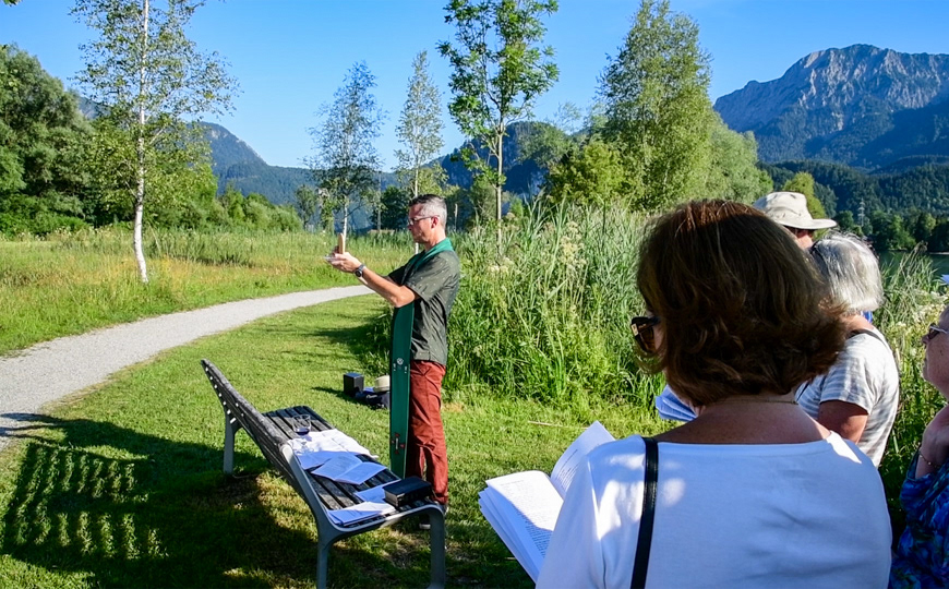 Holy Eucharist at lake side