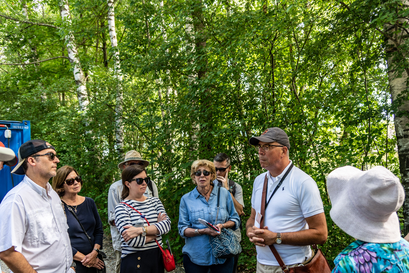 Our guide Stefan giving us an orientation before the tour.