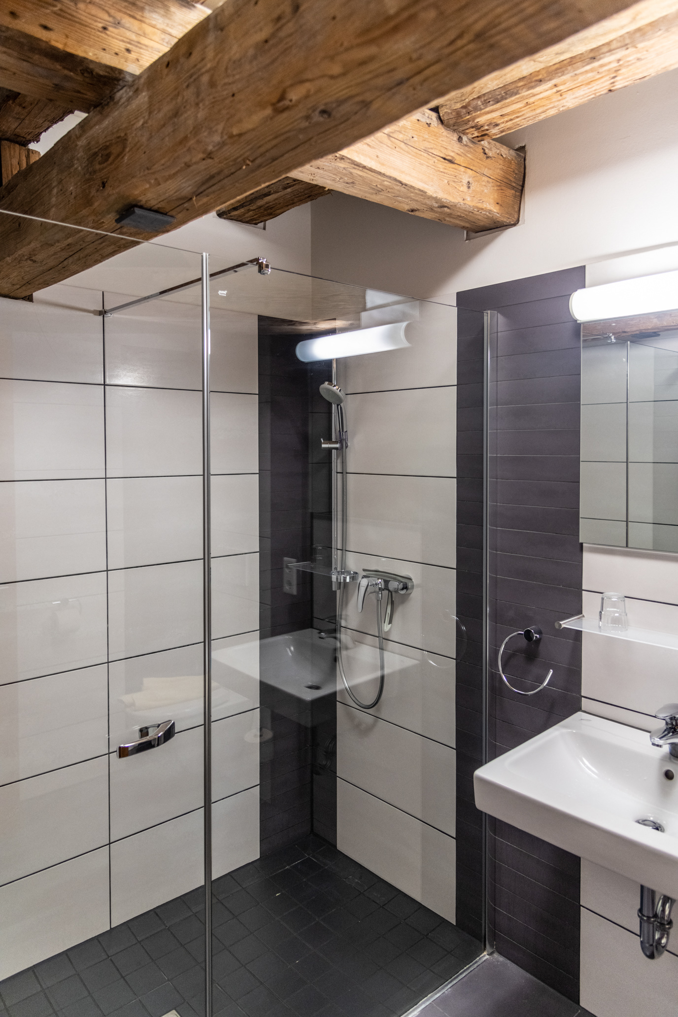 Our very modern bathroom.