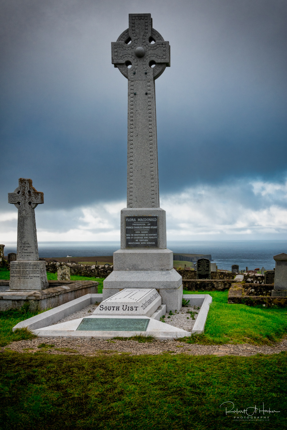 Kilmuir Graveyard, Isle of Skye.  This is the ancestral burial place for members of Clan MacDonald.