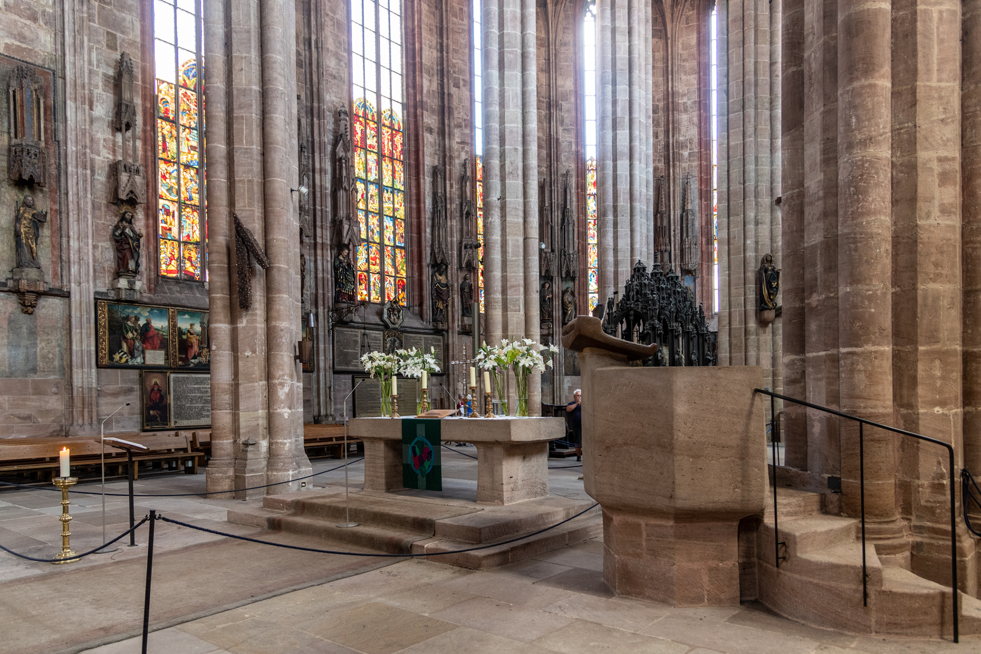 Main altar in St Sebald Church