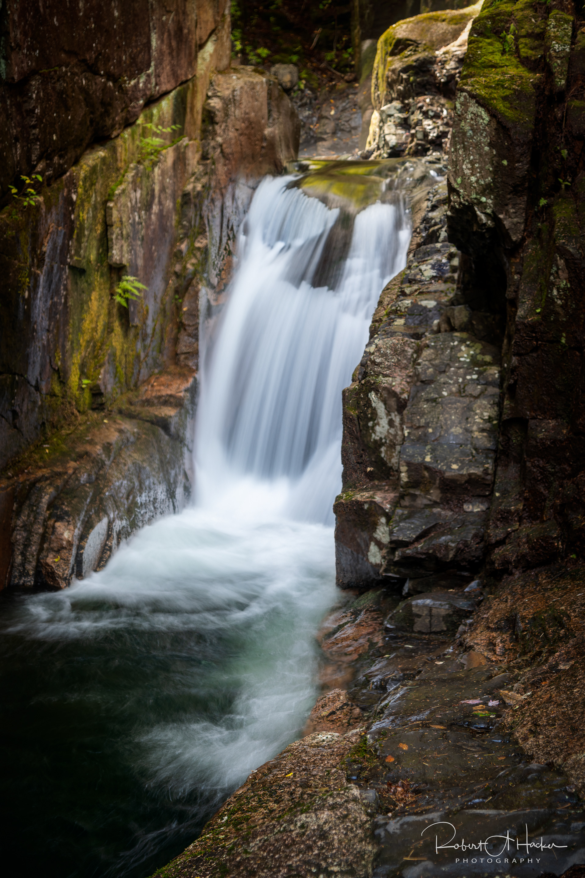 Sabbaday Falls, Kancamagus Highway (NH-112)