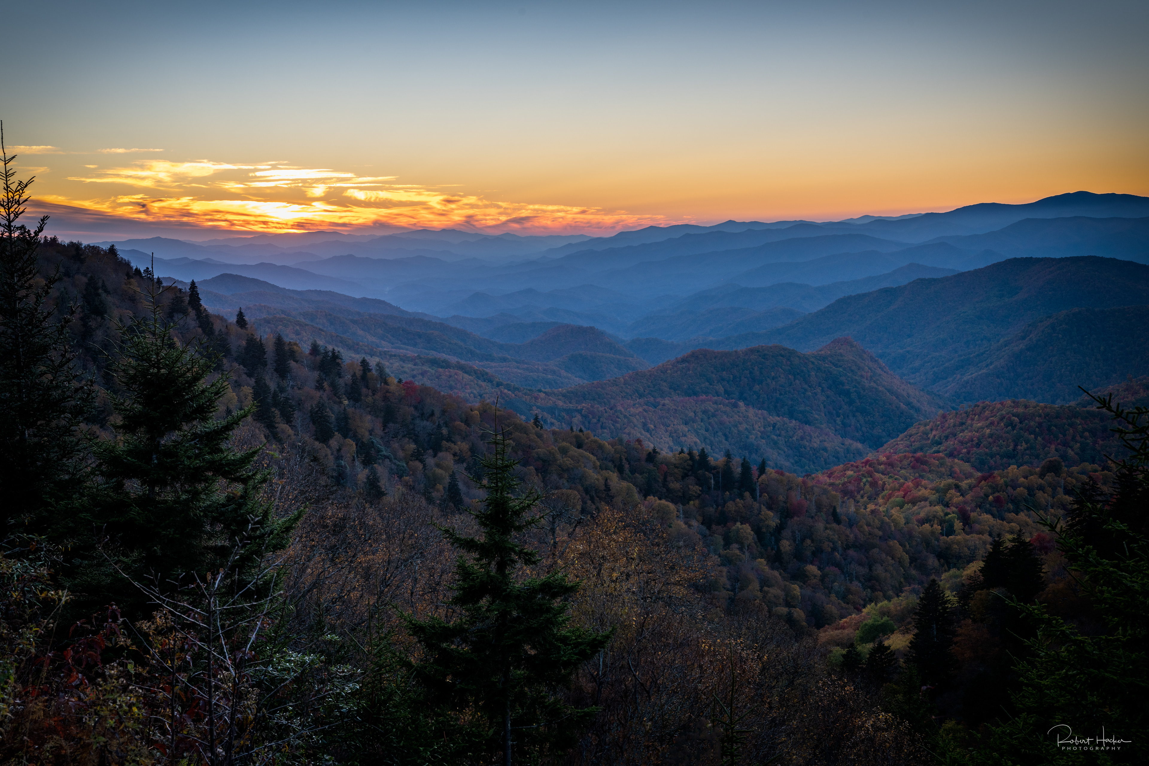 Woolyback Overlook, Blue Ridge Parkway, North Carolina