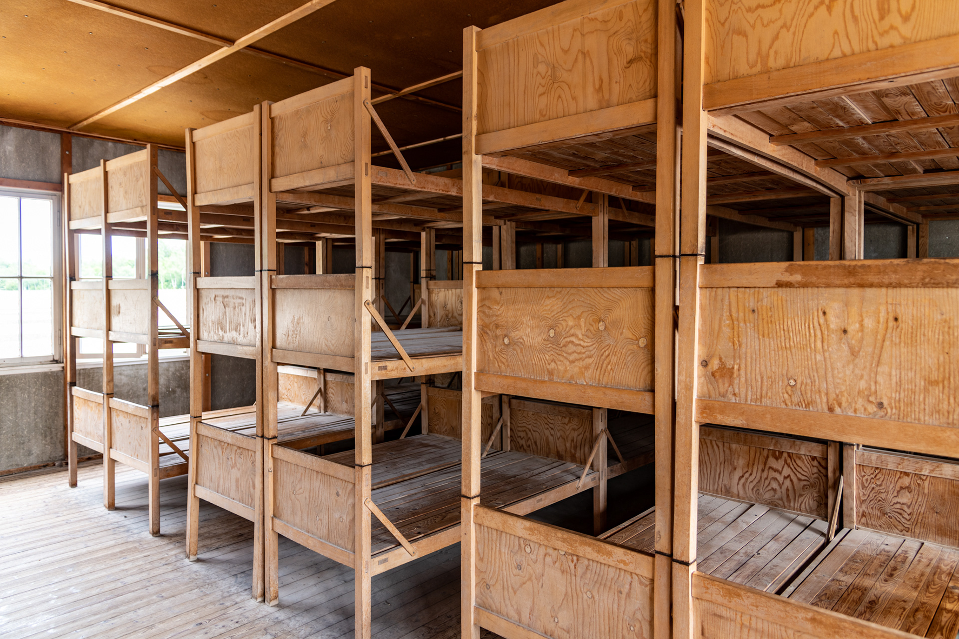 Prisoner bunks (reconstructed) after 1938