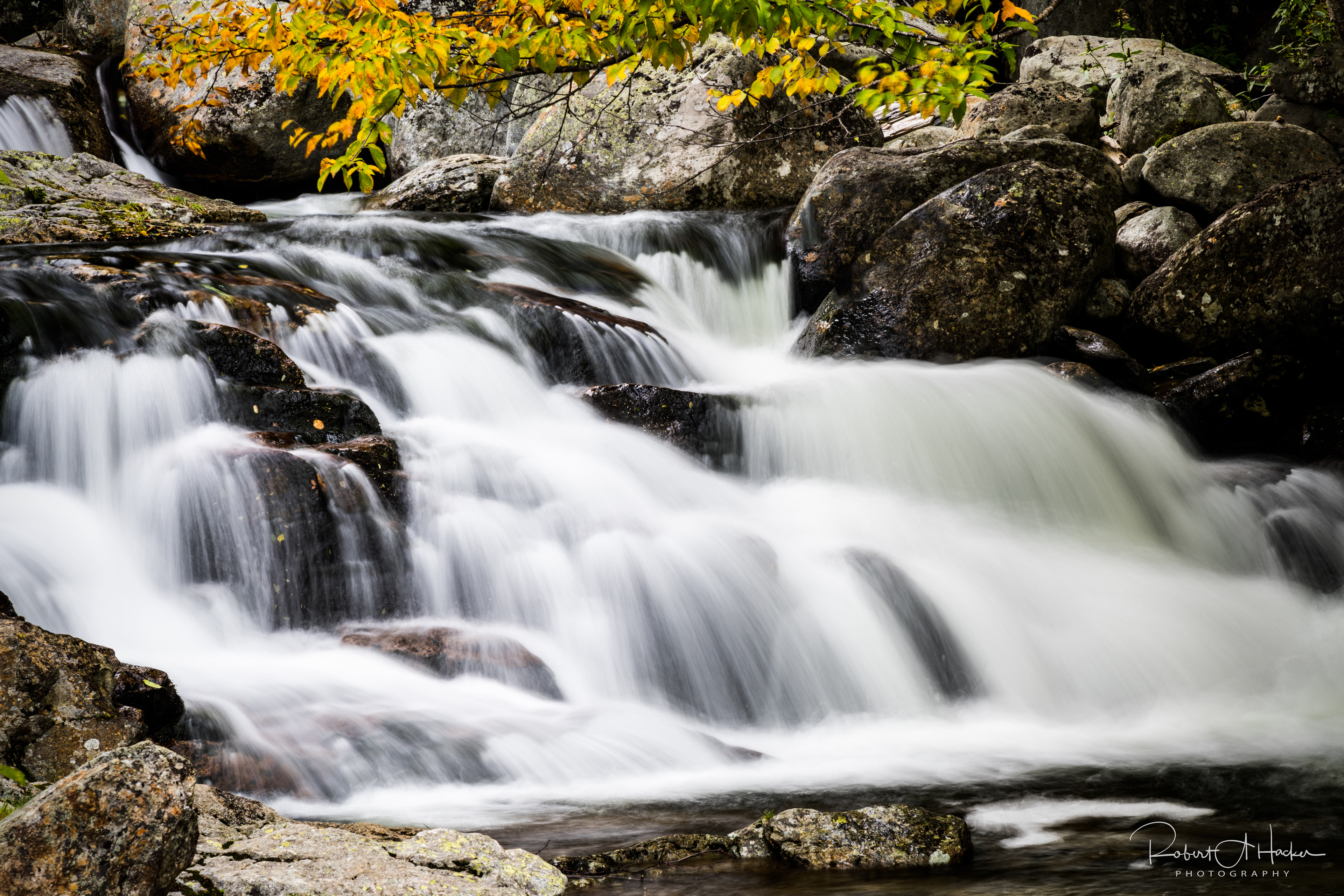 Cascade below Crystal Falls, Pinkham Notch on NH-16