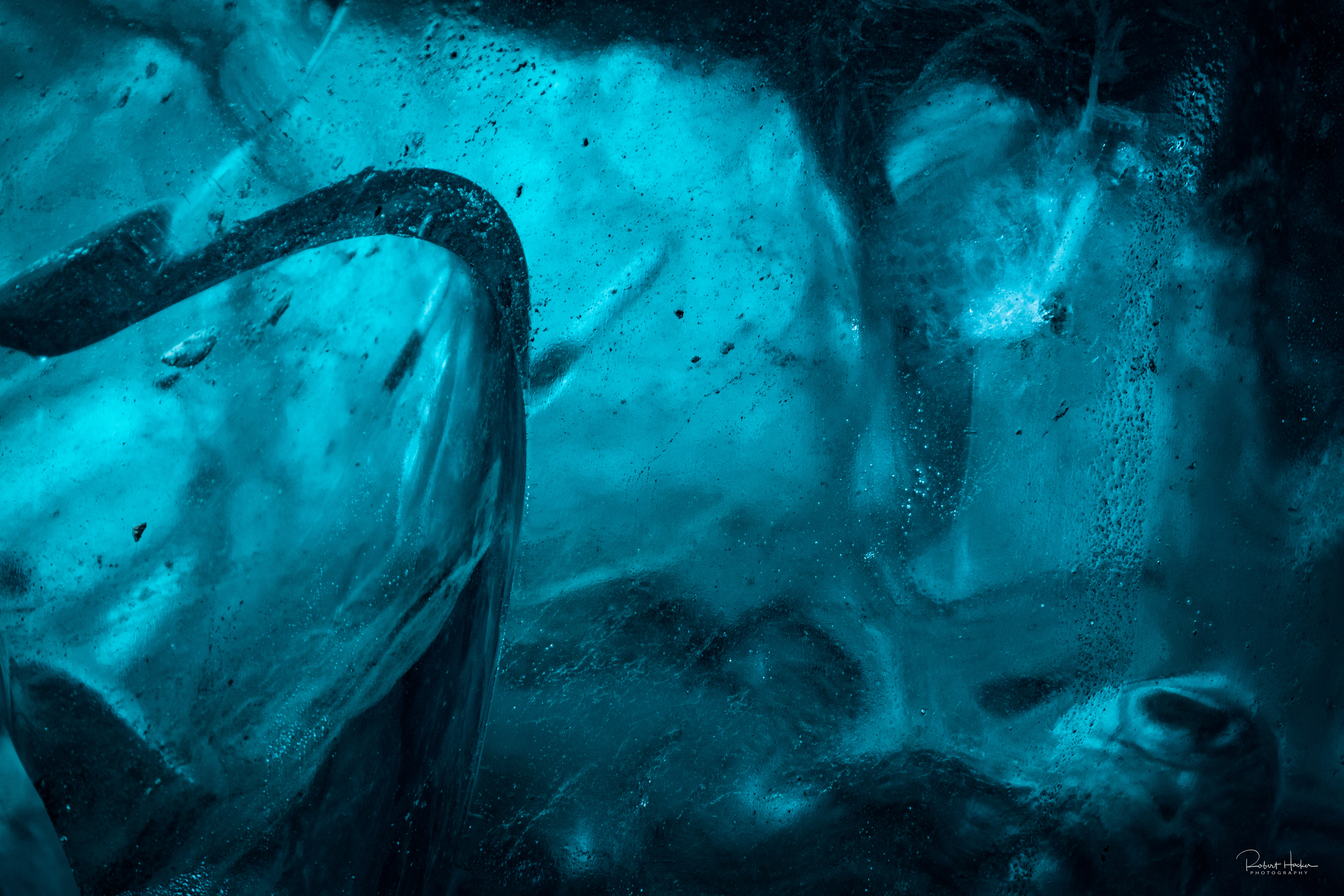 Ceiling of Sapphire Ice Cave