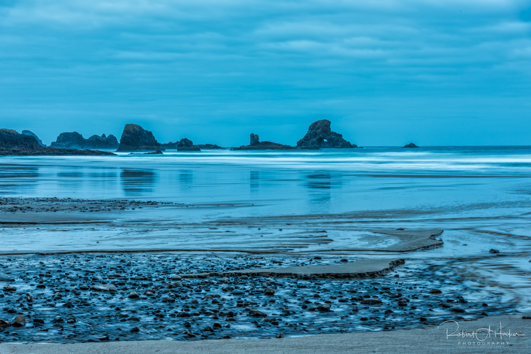 Early morning gloom, Indian Beach, Ecola State Park, Cannon Beach, Oregon