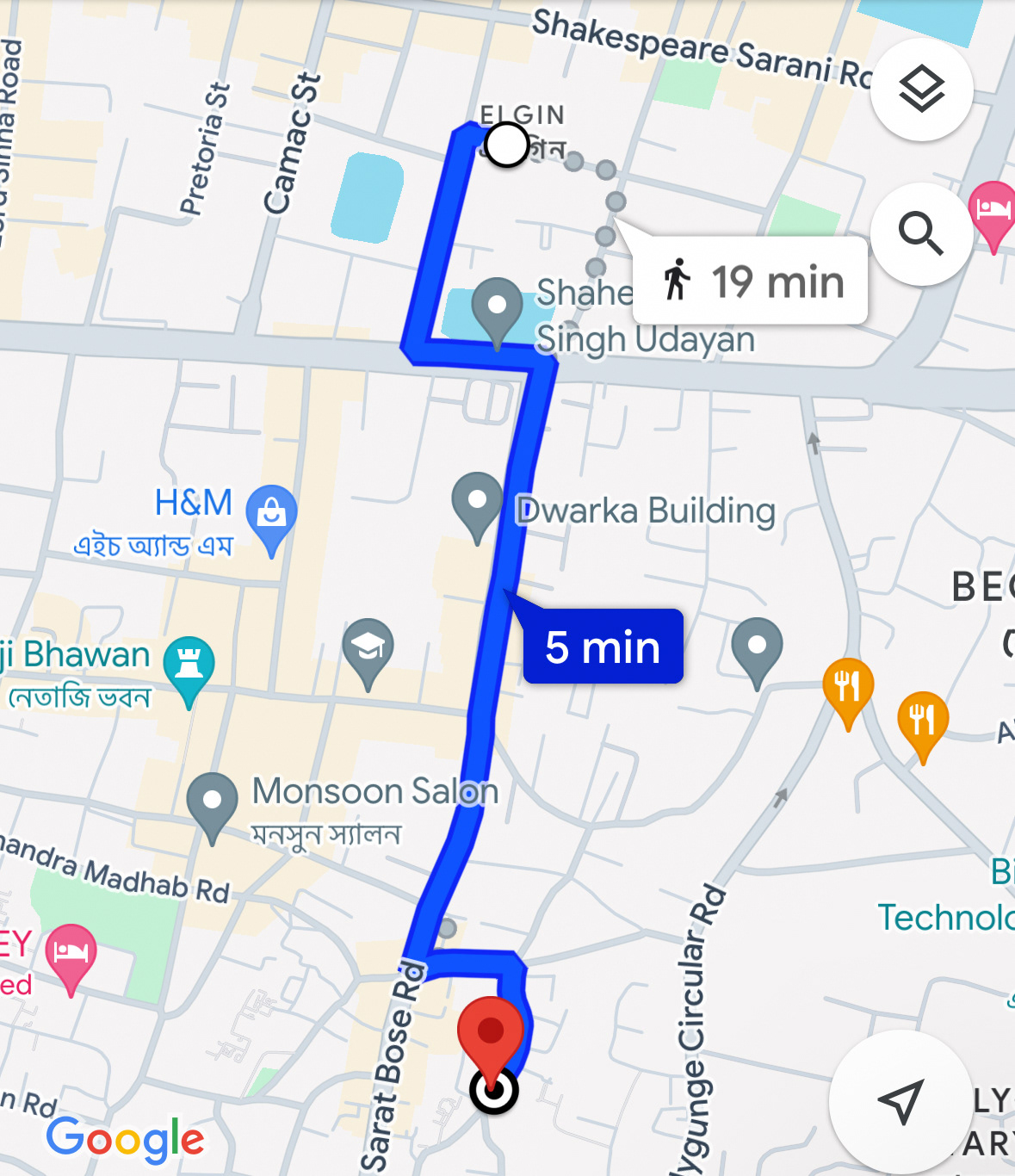 1.5KMS FROM JD BIRLA INSTITUTE