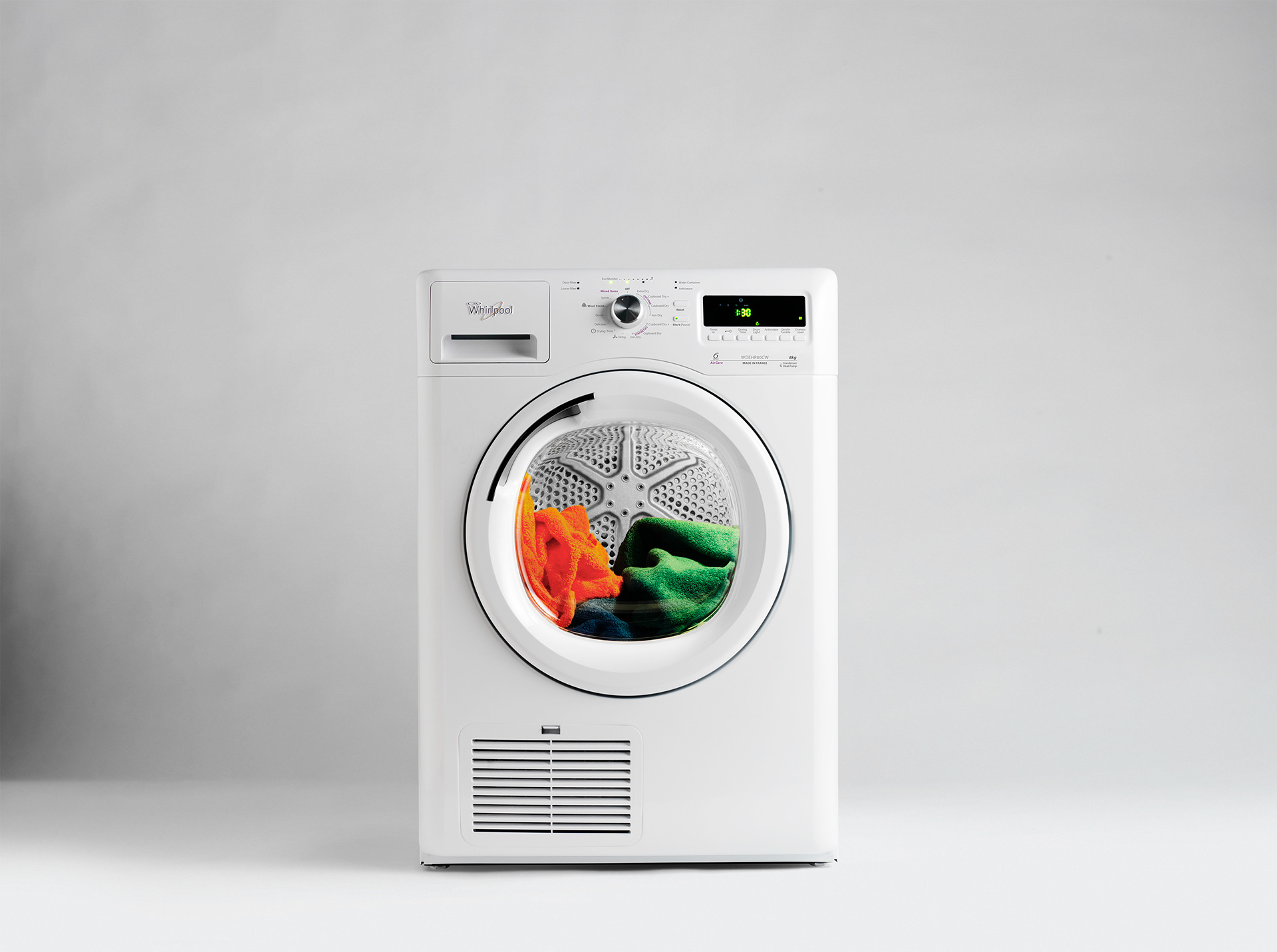 After image - English localisation of Australian dryer.
