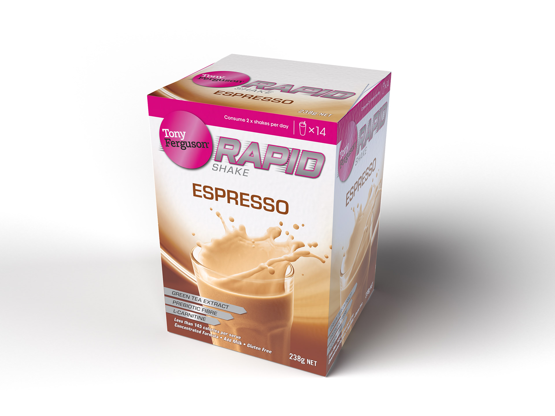 The Espresso variant from the Tony Ferguson Rapid Shake range.
