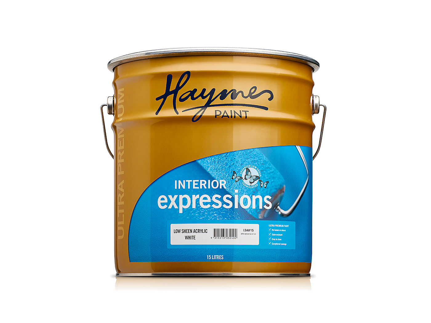 Haymes Paint Interior Expressions Low Sheen Acrylic retouched image.
