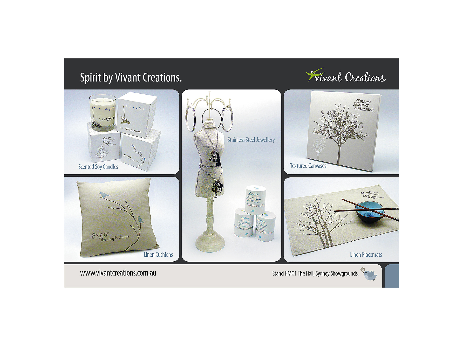 Half page ad for the Spirit Range.