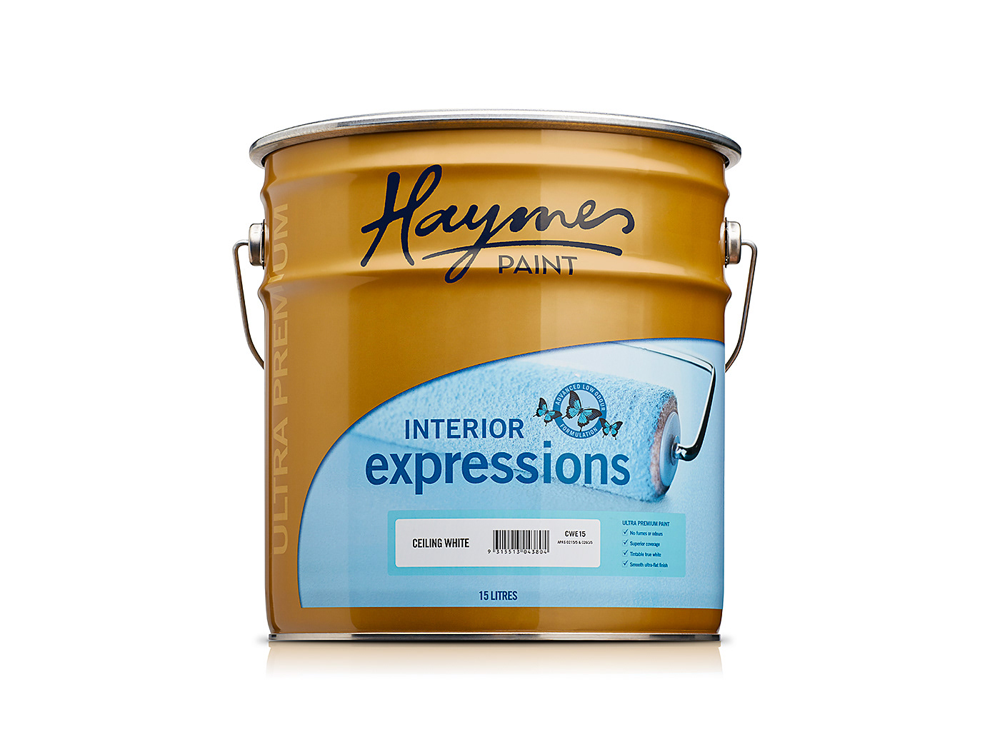 Haymes Paint Interior Expressions Ceiling White retouched image.