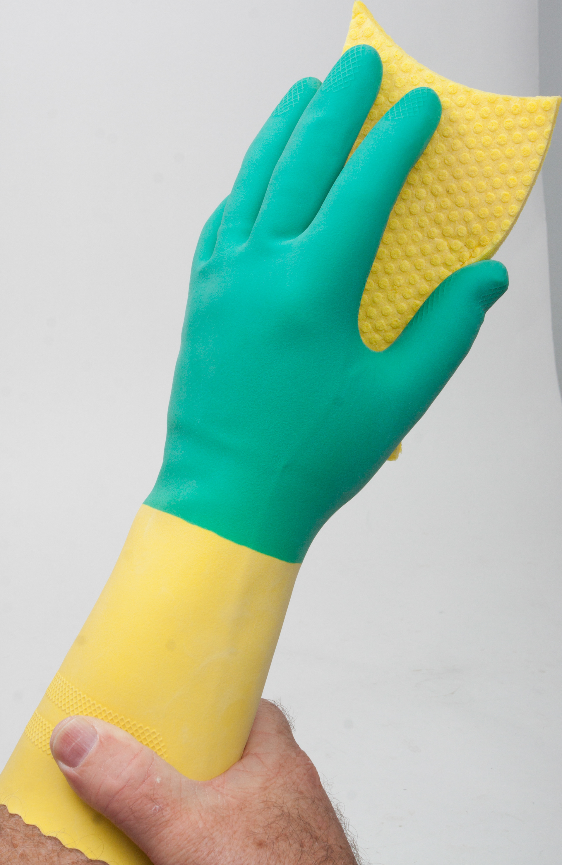 Original product photography of Vileda sponge.