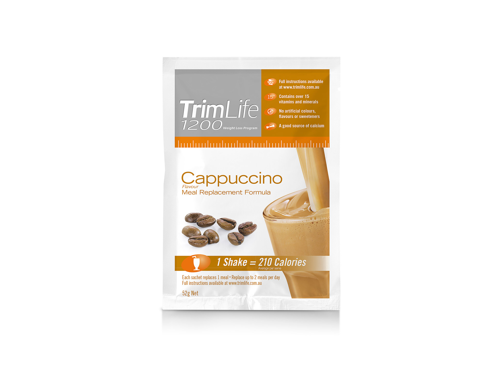Cappuccino Shake sachet.