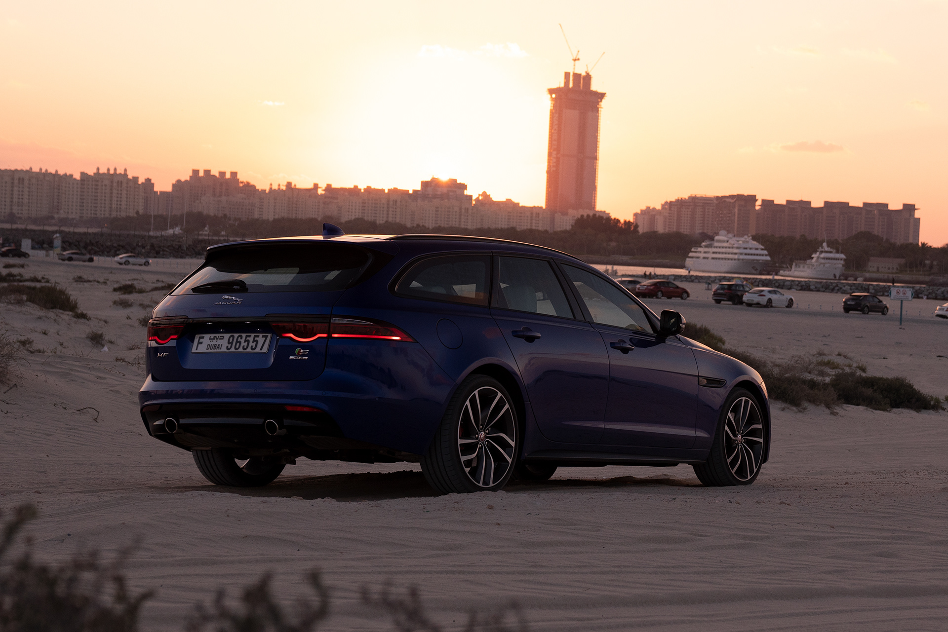Original unedited photography of Jaguar Sedan.
