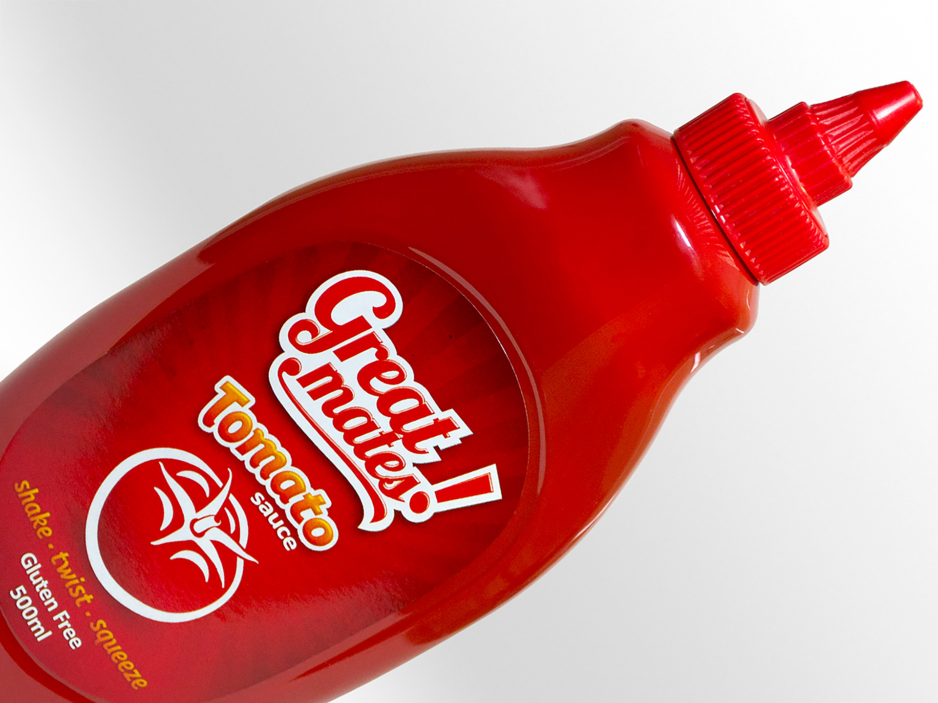 Great Mates Tomato Sauce Packaging Label Design