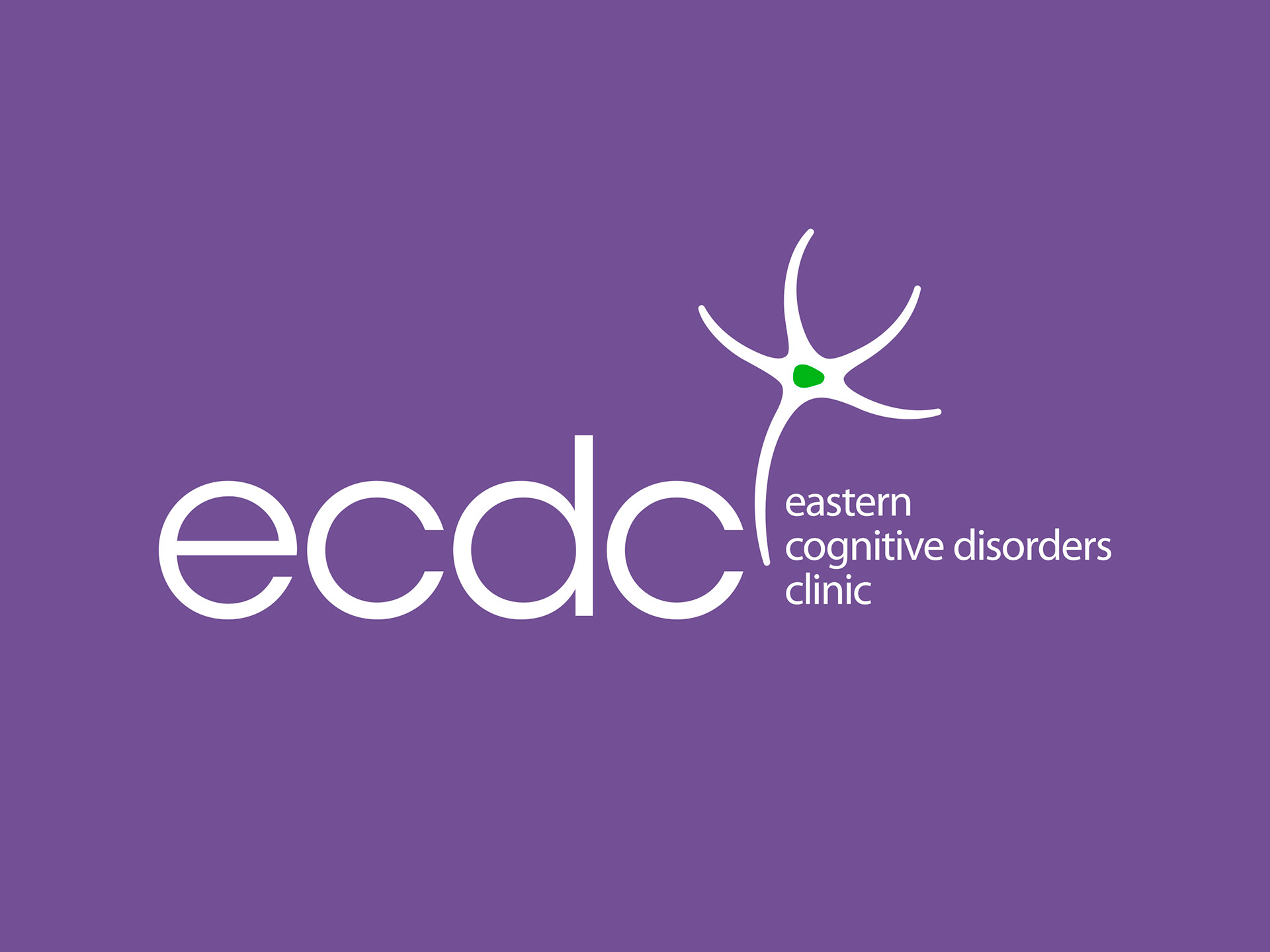 ECDC horizontal reversed logo design.