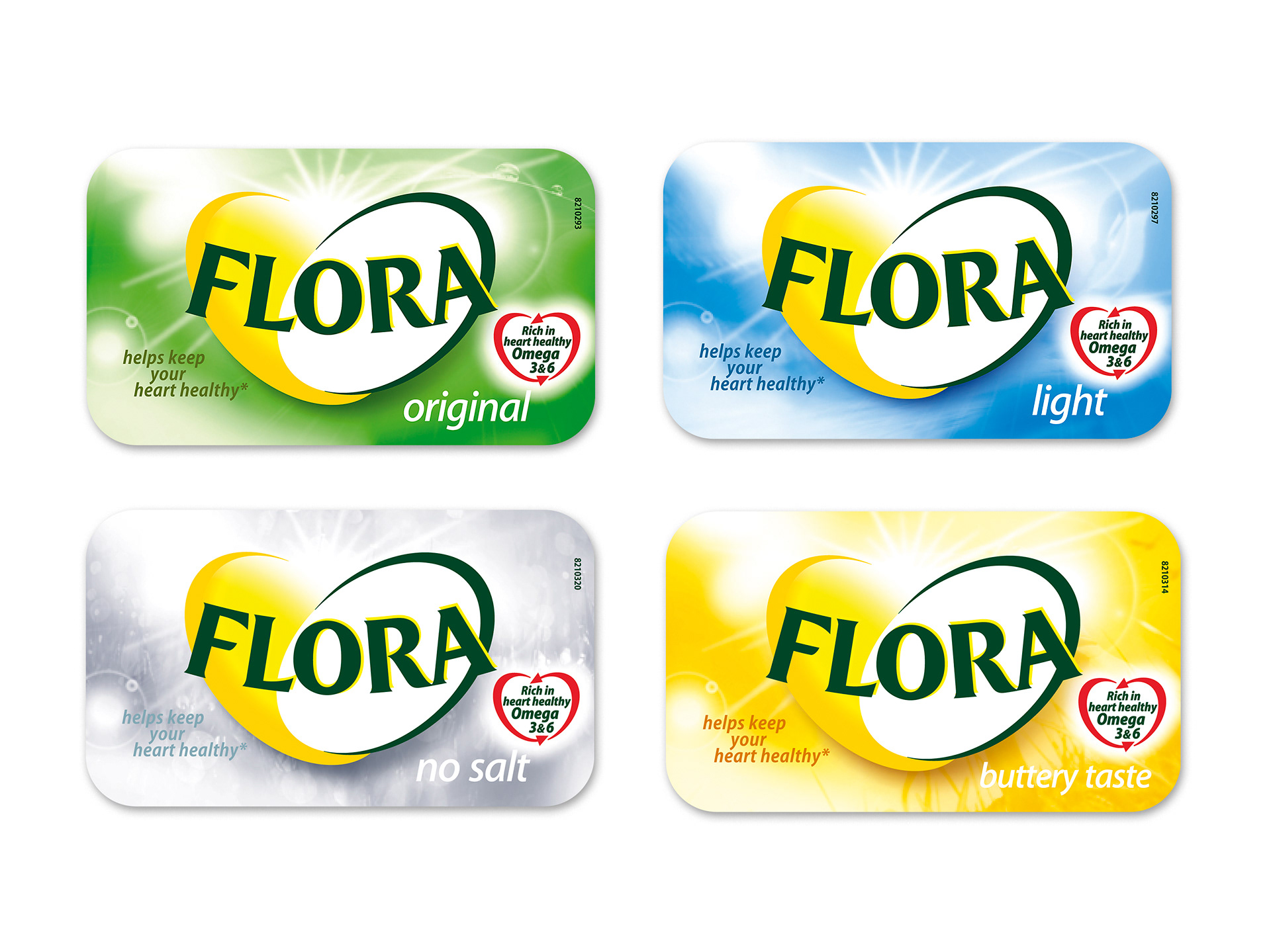 Flora UK range lid artwork.