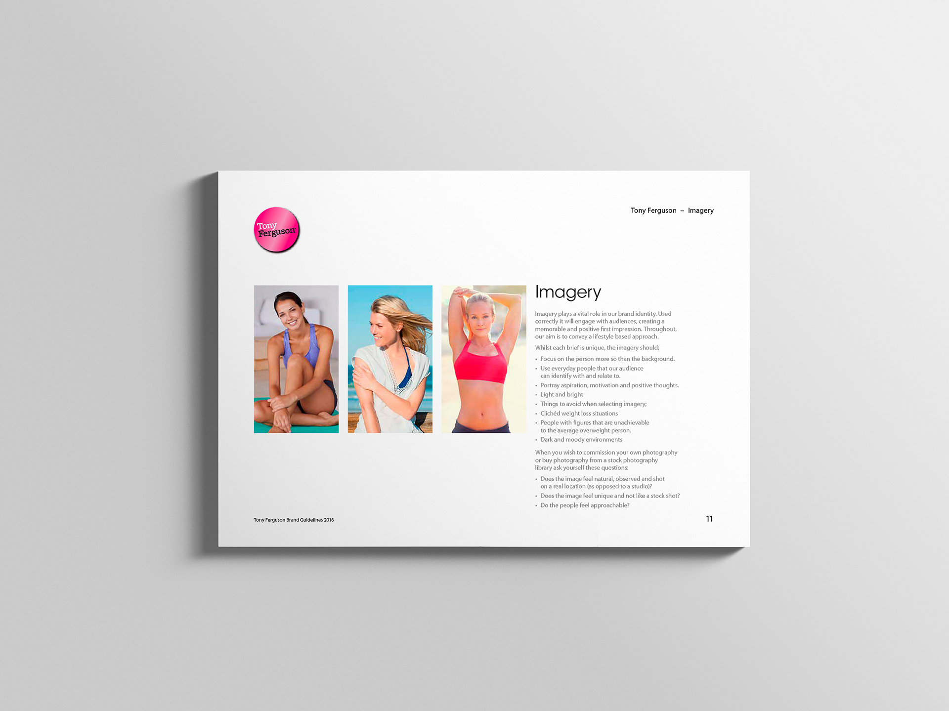 Imagery and photography suggested style guidelines.