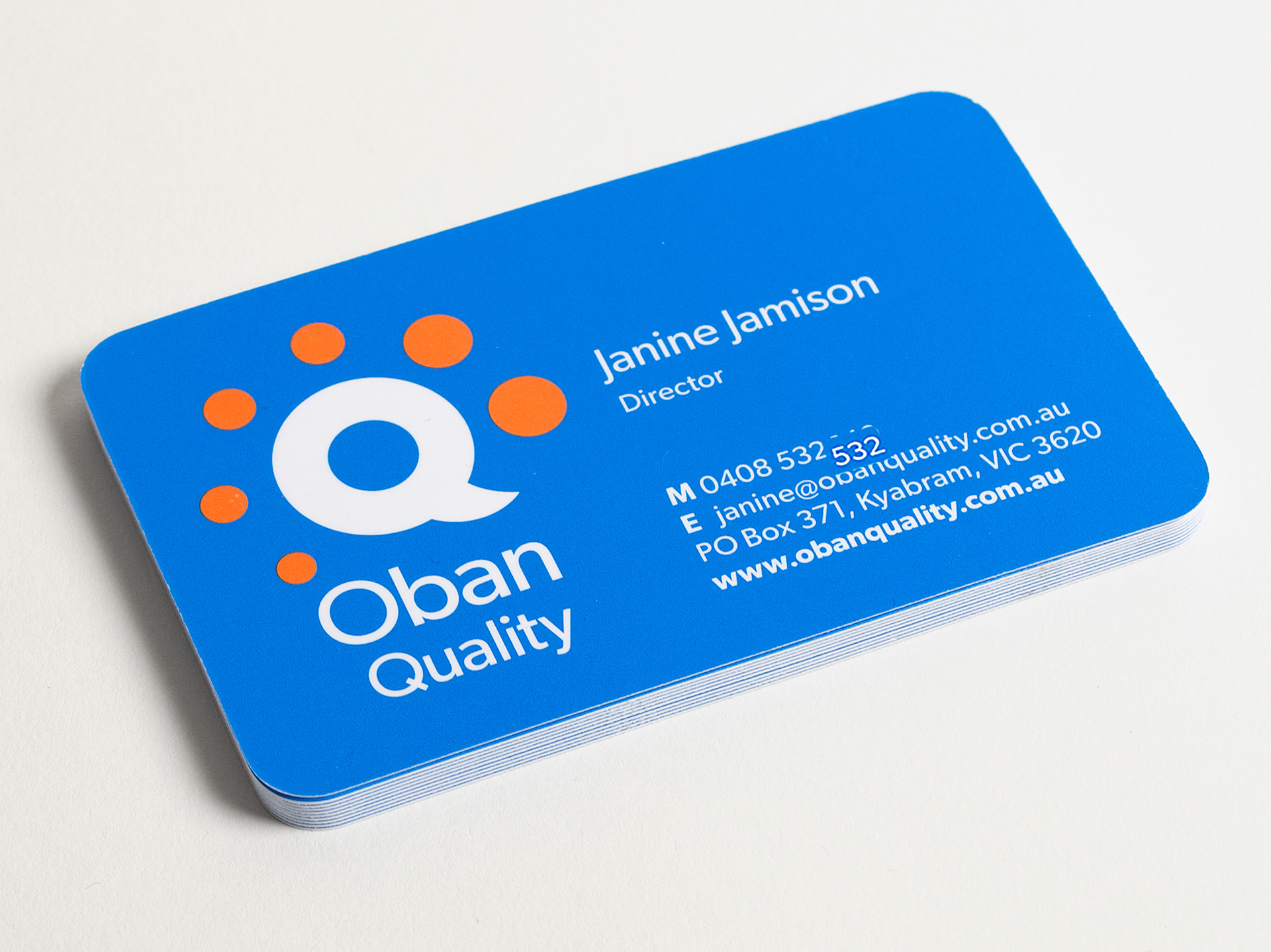 Oban Quality Brand Identity, Stationery & Website