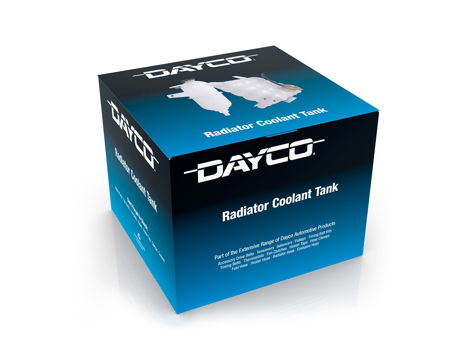 Dayco Radiator Coolant Tank carton.