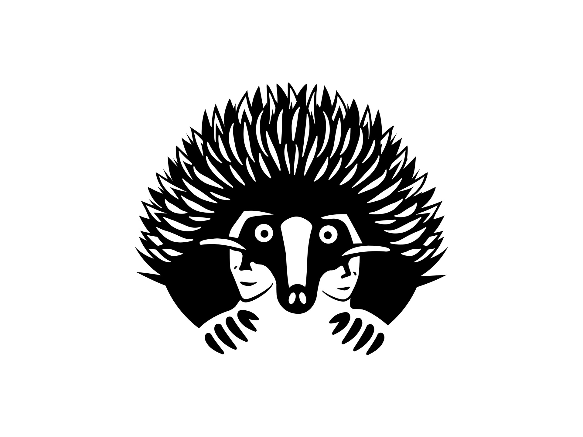 Black and white version of the ARC Victoria brandmark.