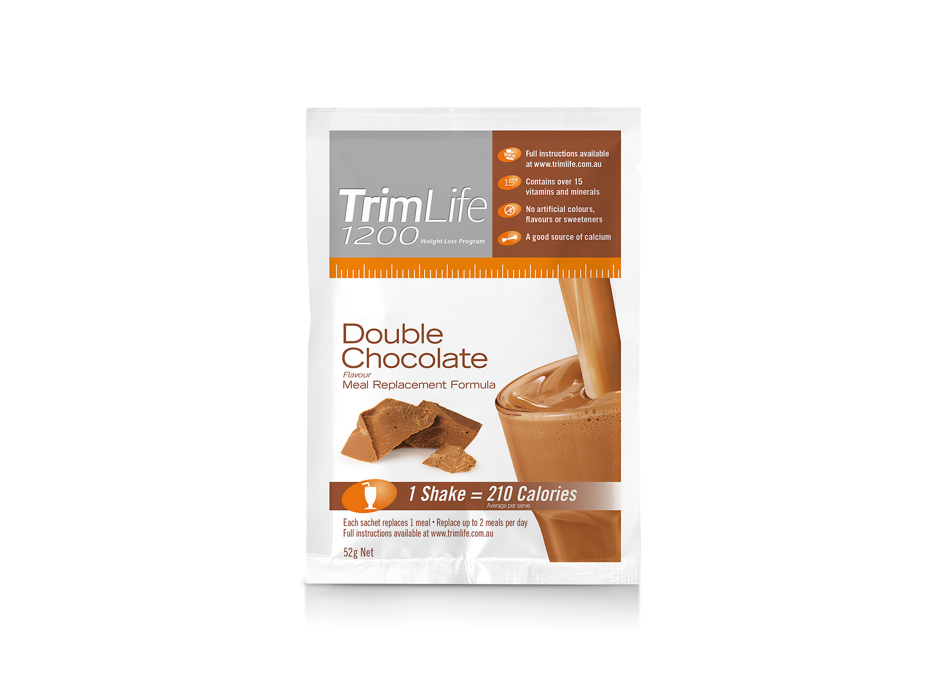 Double Chocolate Shake sachet.