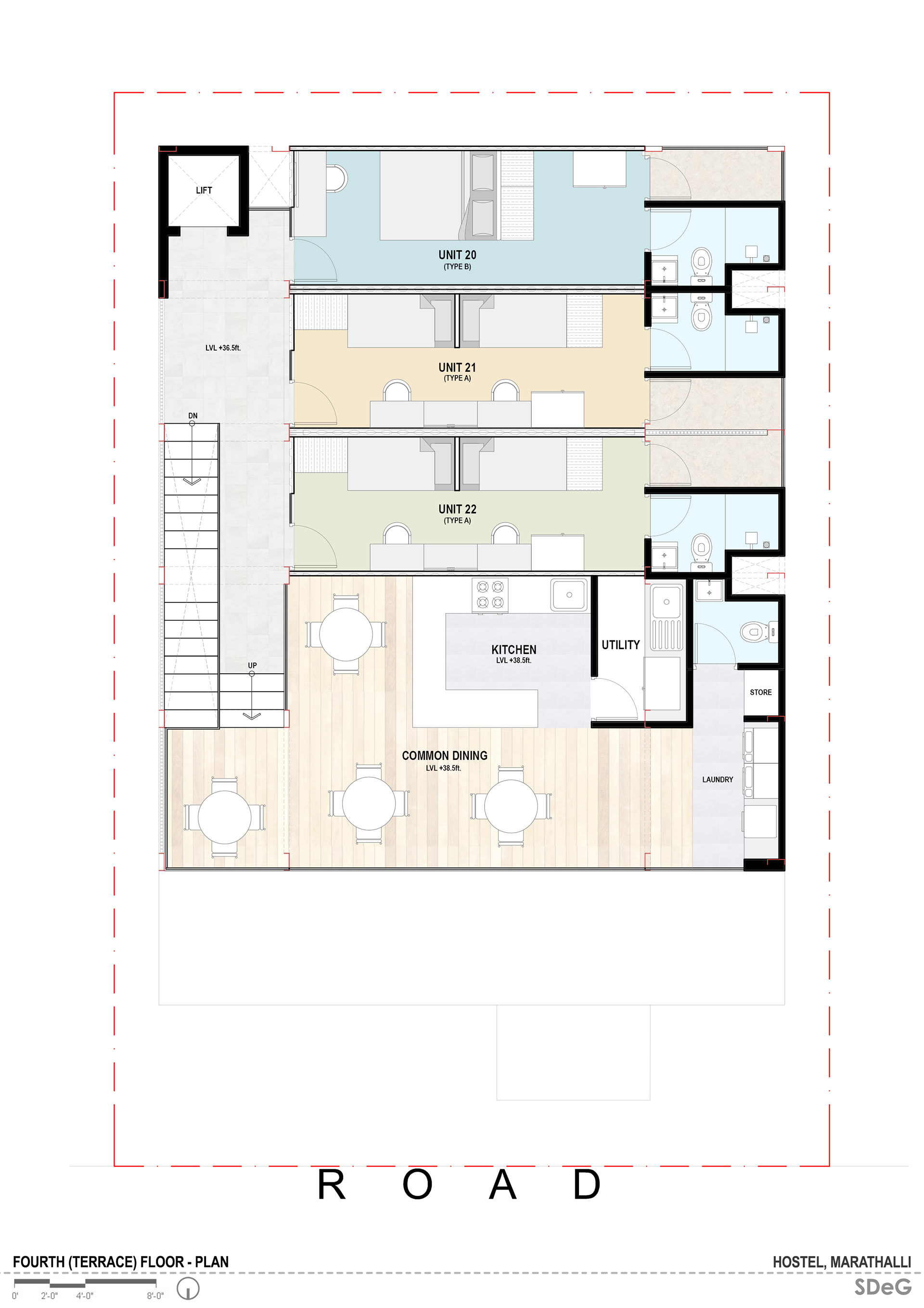 Fourth floor plan