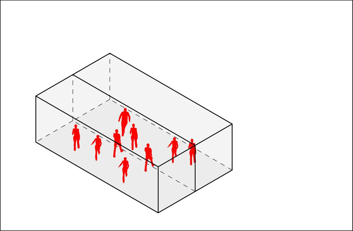 Modular Linear spaces with adequate circulation space proves to be a good configuration for education module