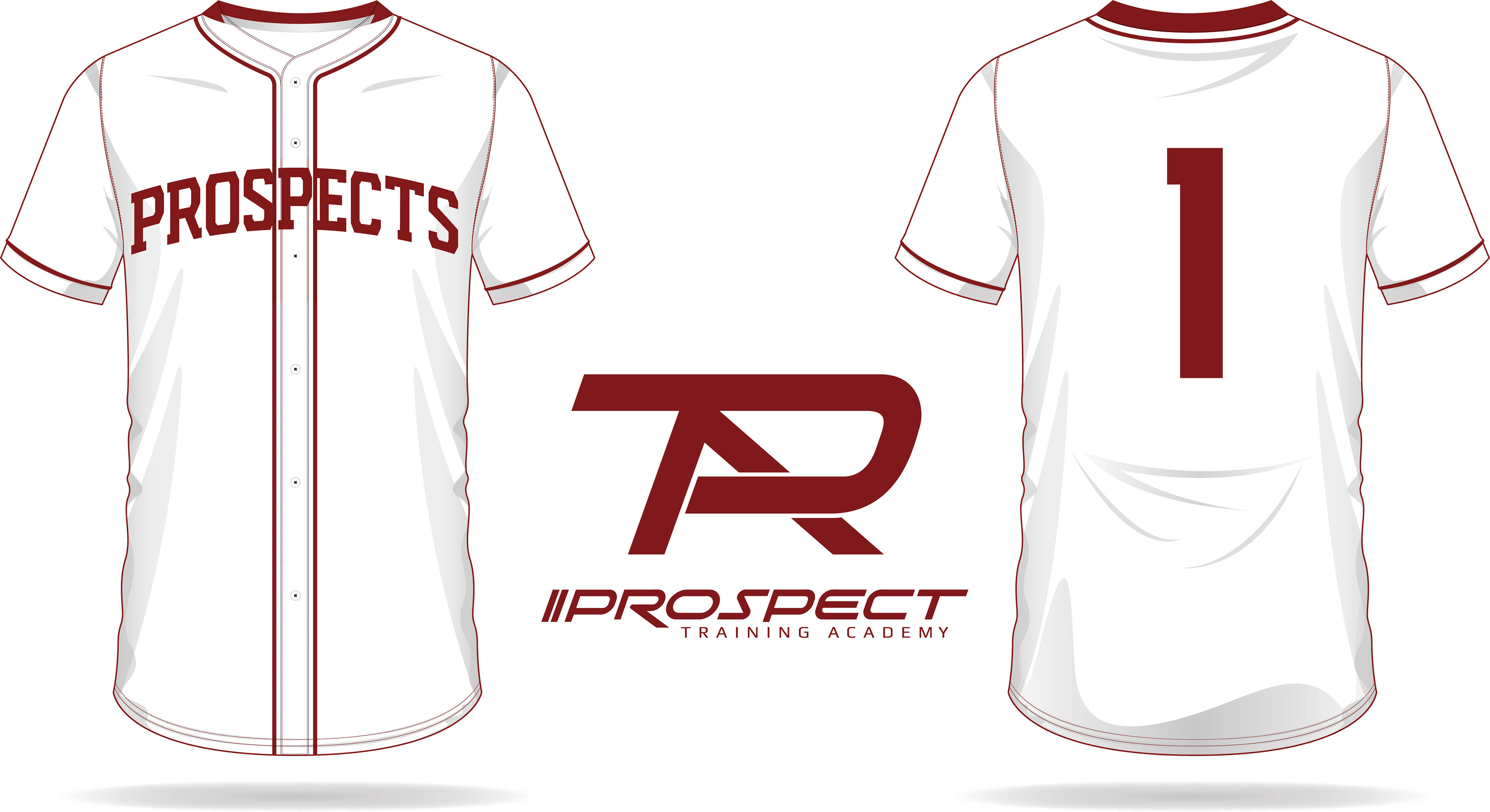 1st Draft White Jersey Design