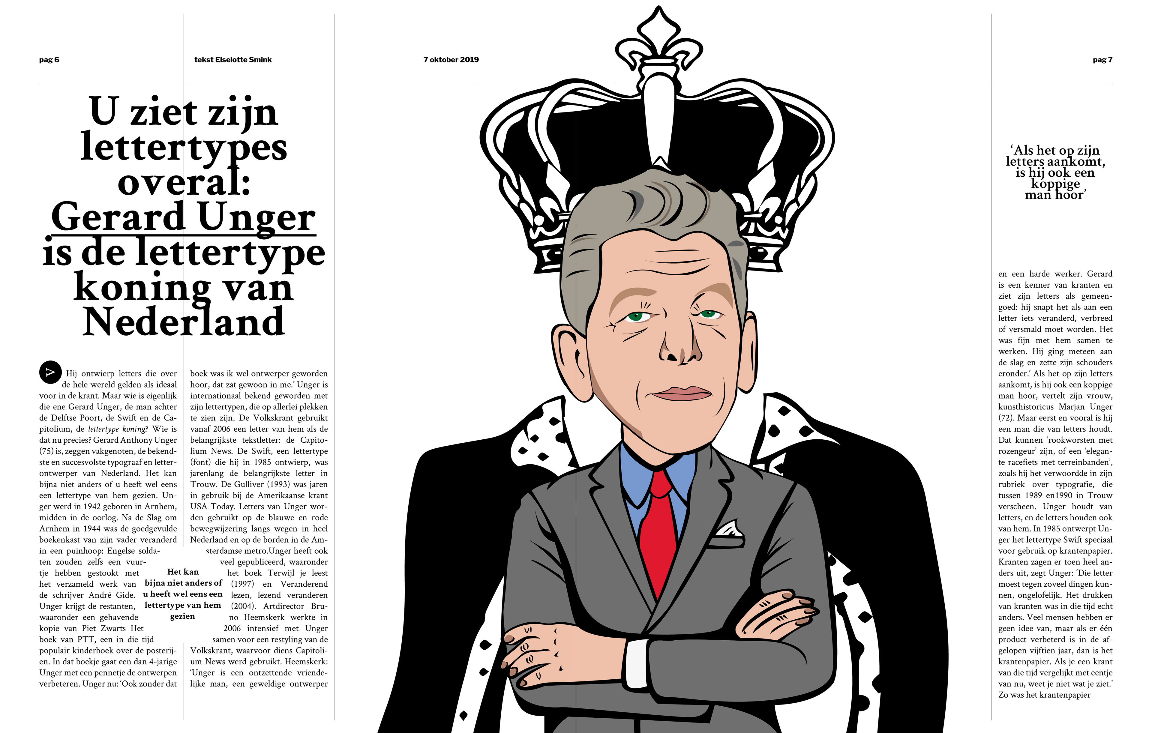 Spread Uit Magazine + Eigen Illustratie
