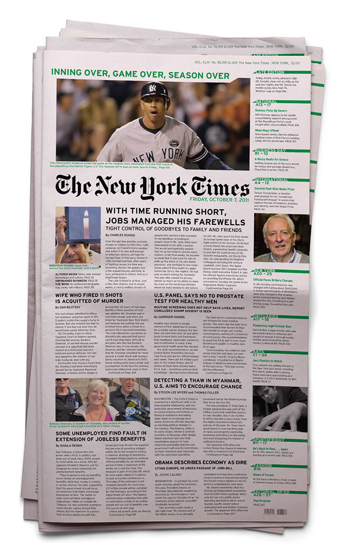 newspaper layout design front page
