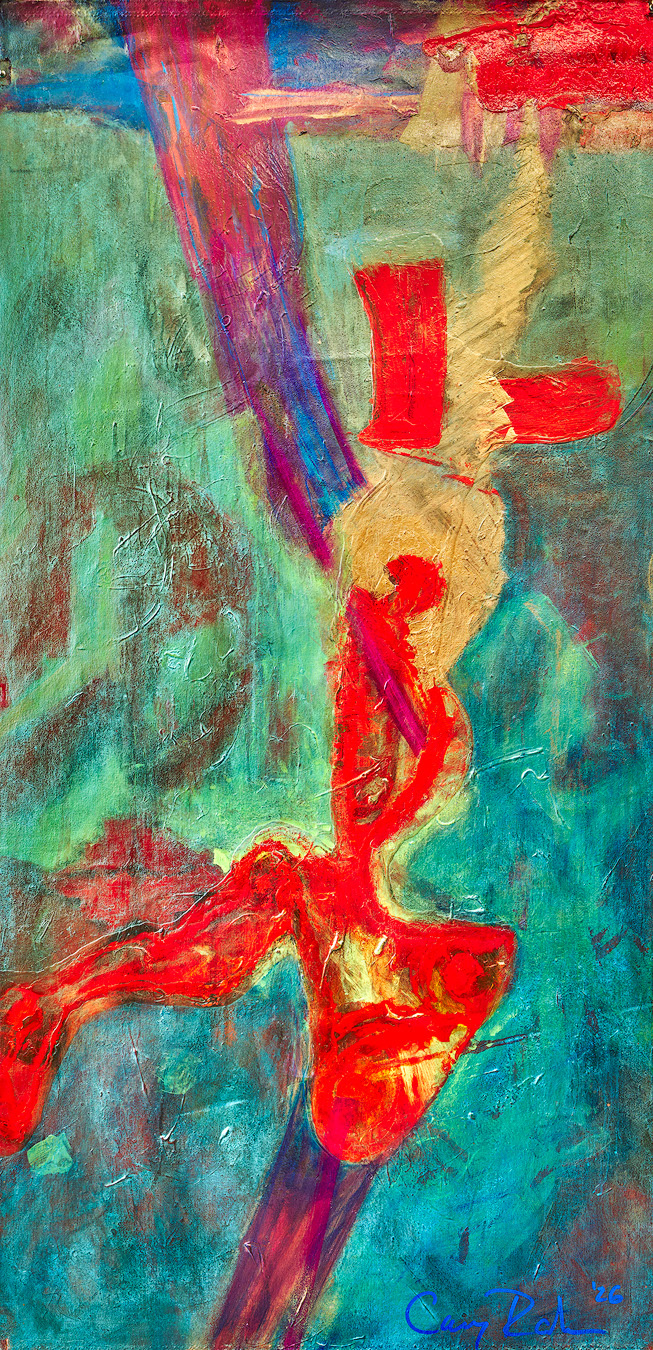 "Amerikan Womxn" 2026 72x48 Acrylic on canvas