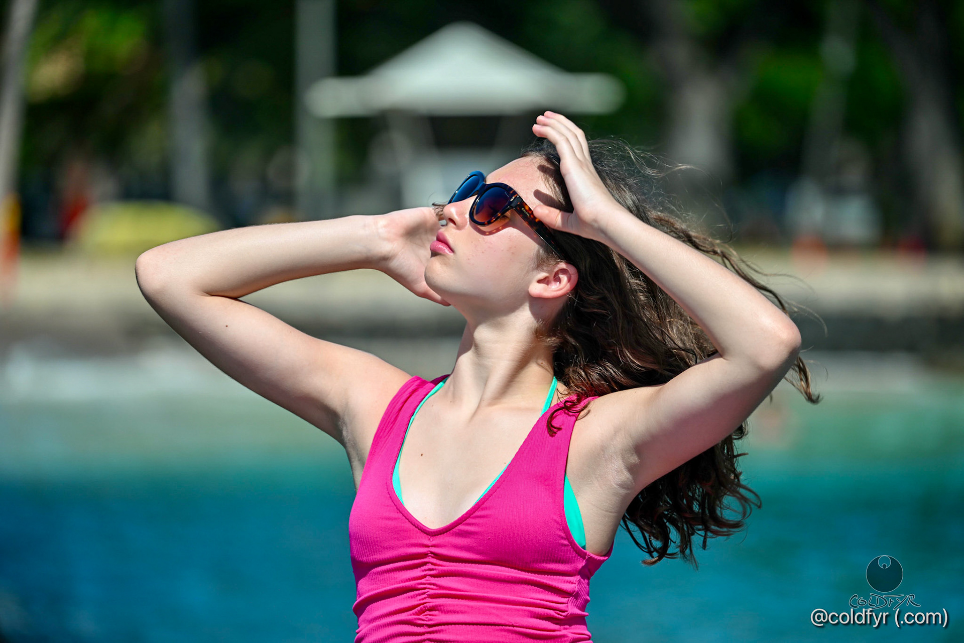 Janie Kogan in Waikiki, Hawaii