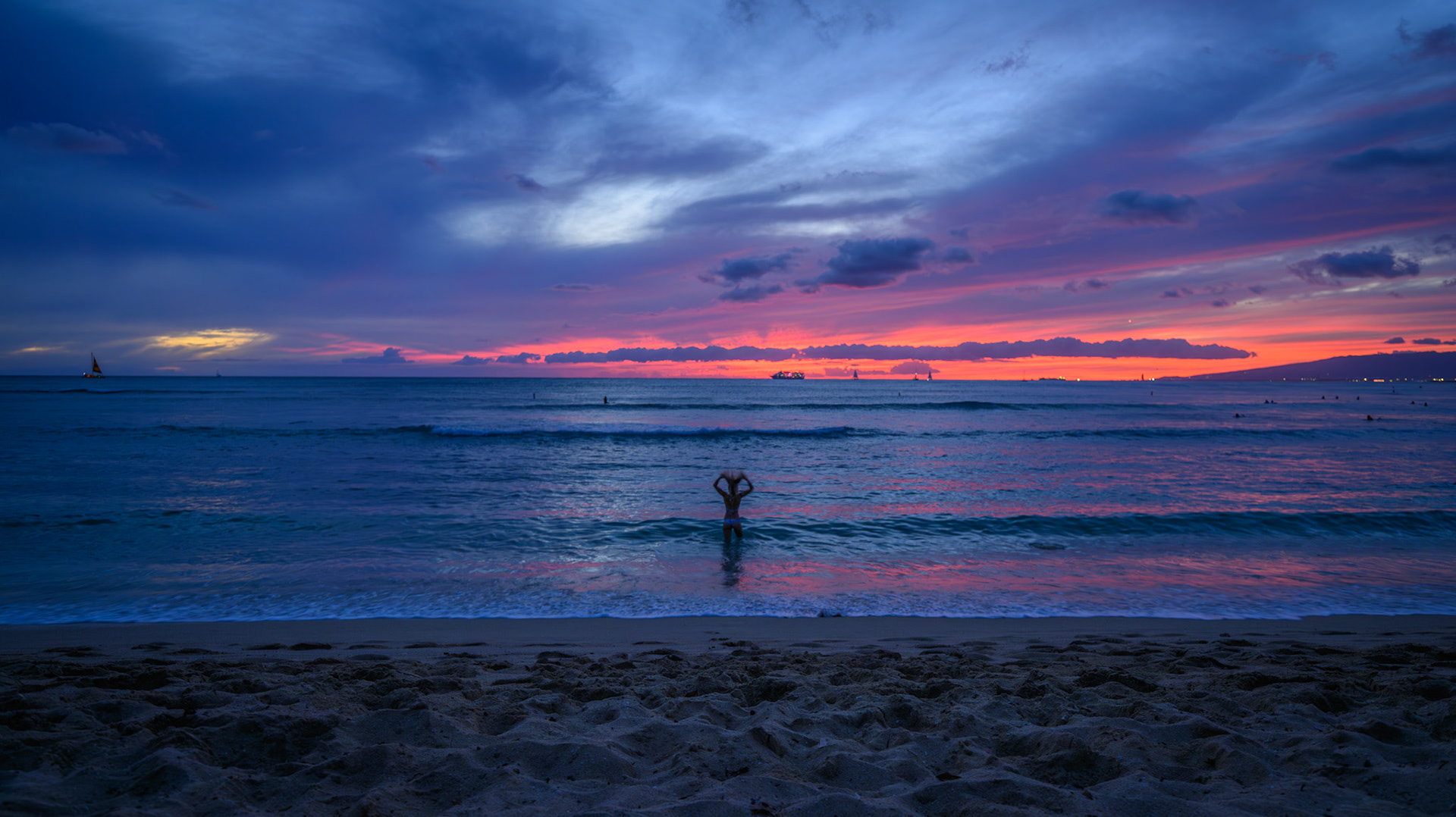 Stunning Rainbow Sunset Colors