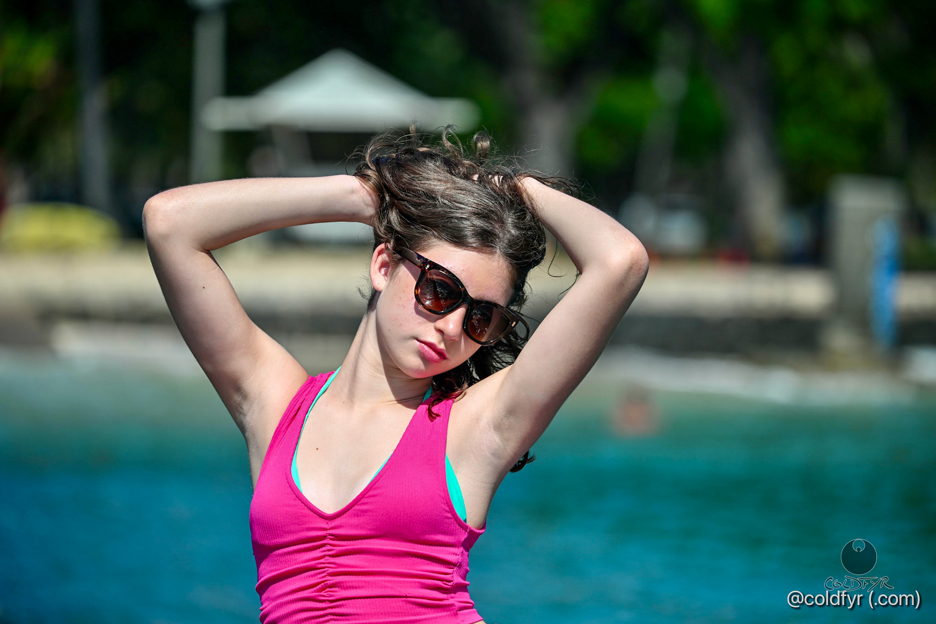 Janie Kogan in Waikiki, Hawaii