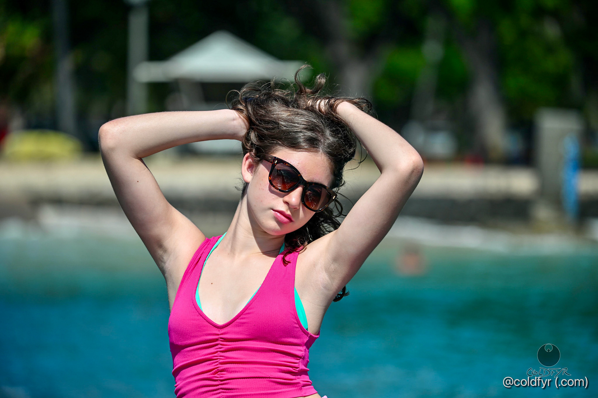 Janie Kogan in Waikiki, Hawaii