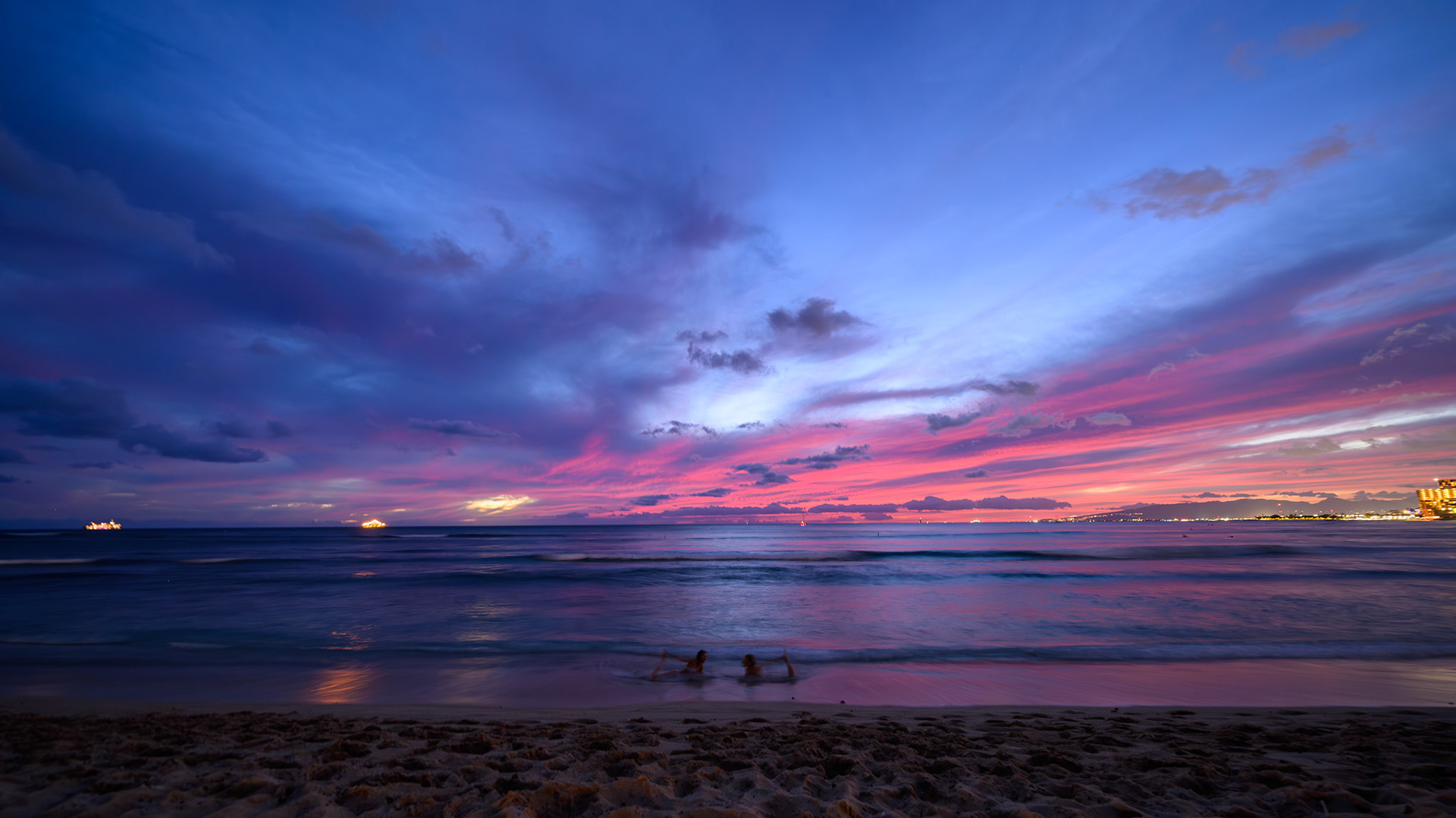Stunning Rainbow Sunset Colors