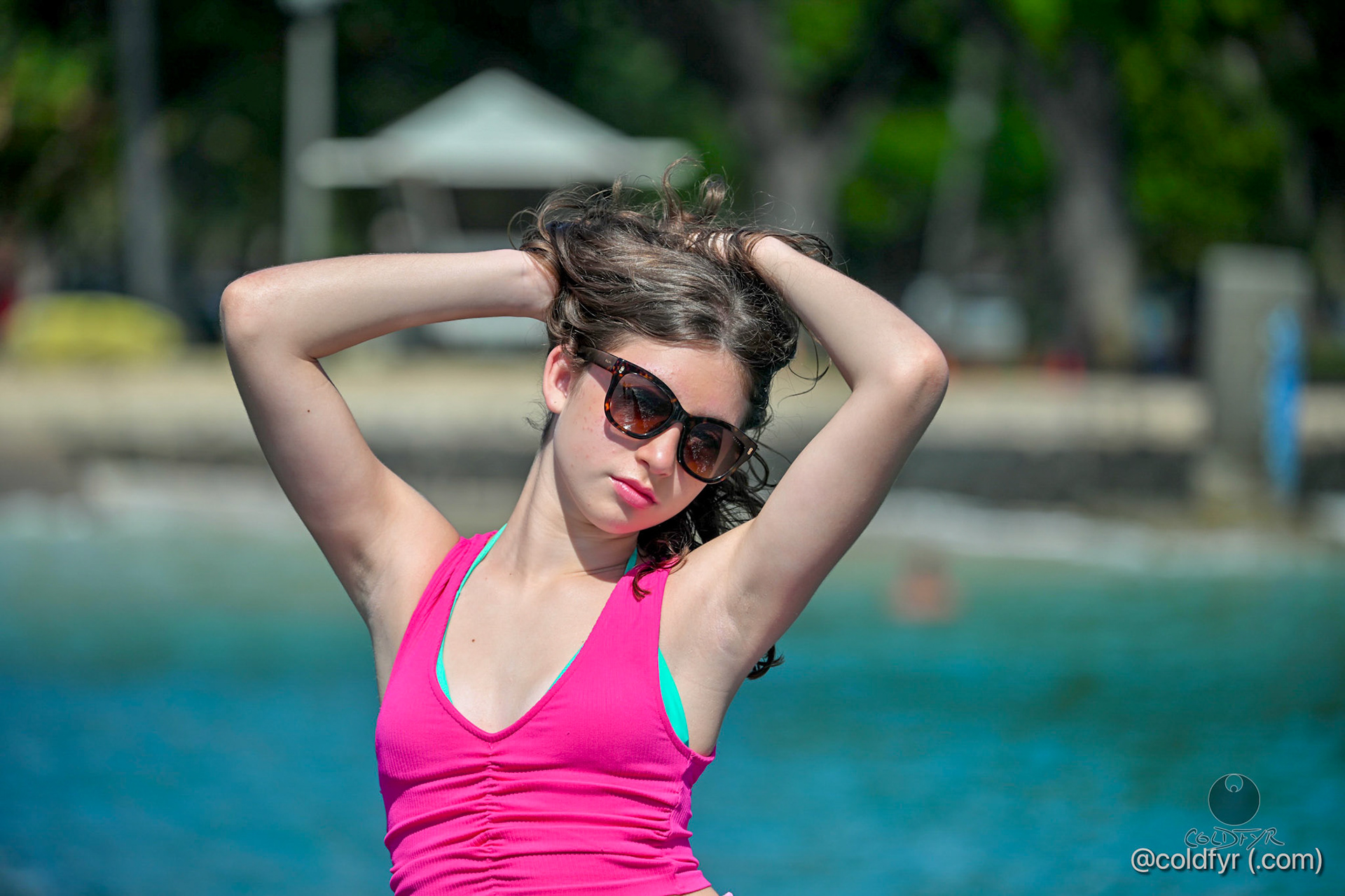 Janie Kogan in Waikiki, Hawaii