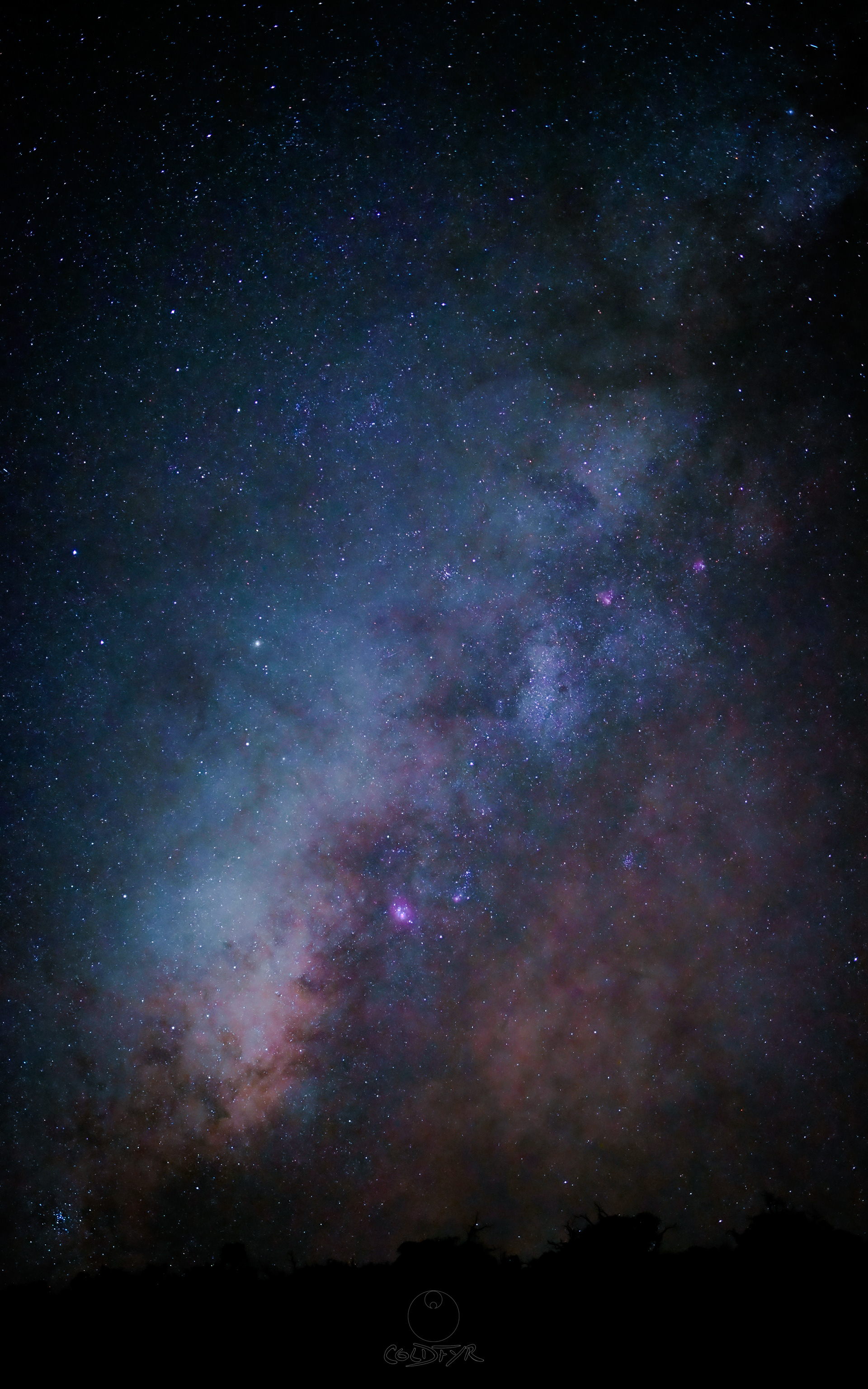 Our Milky Way Galaxy as seen from Mauna Kea