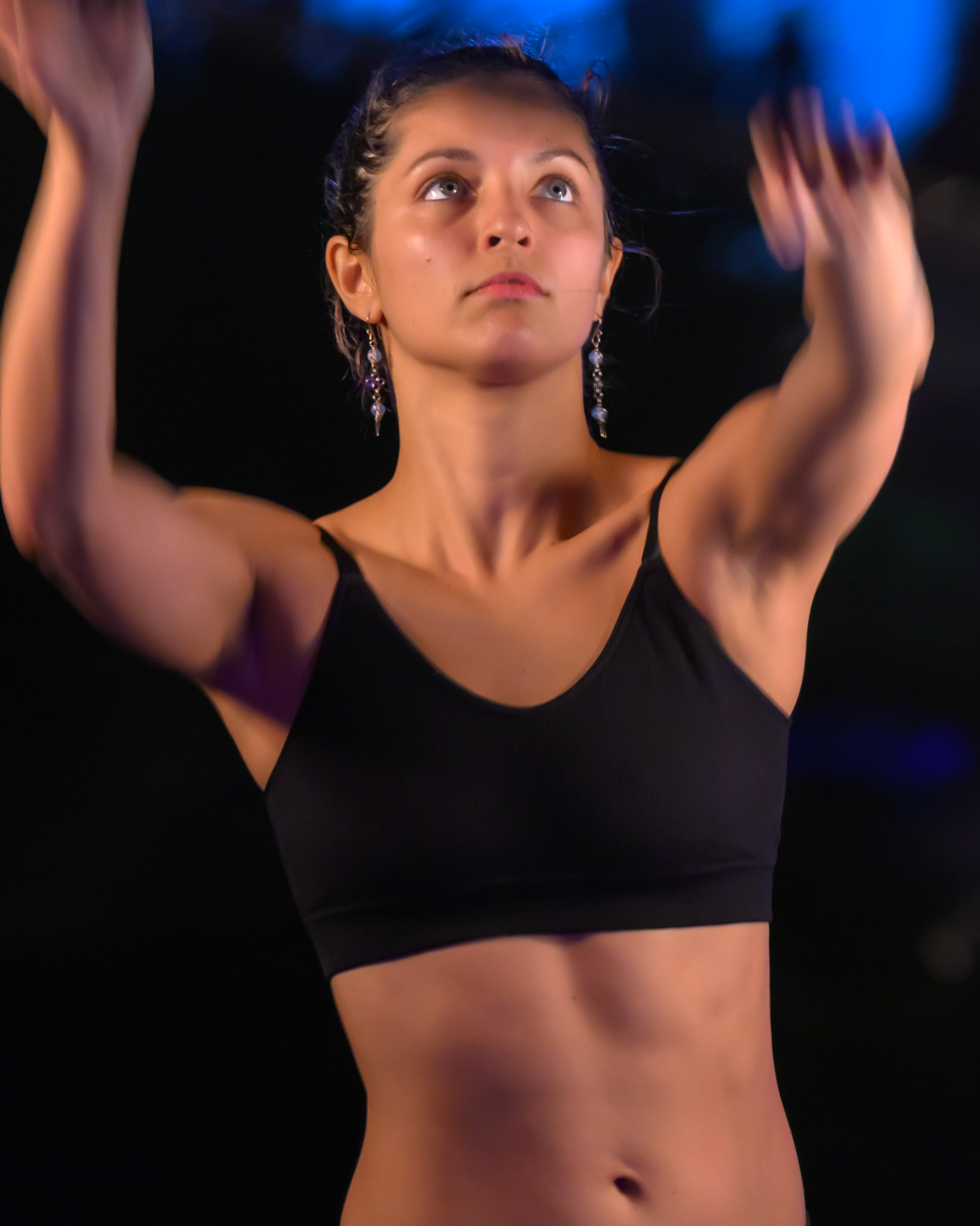 Jade Performs a Fire Spinning Routine