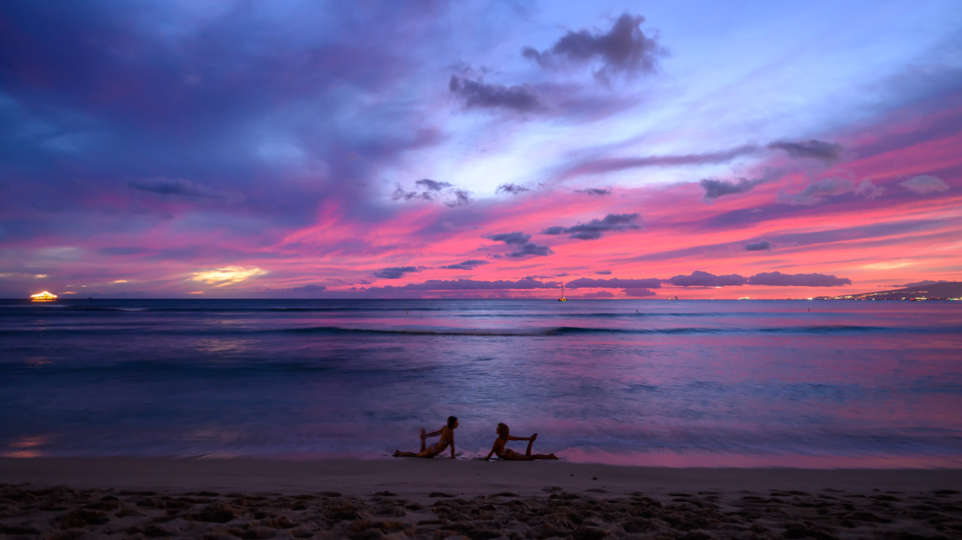 Stunning Rainbow Sunset Colors