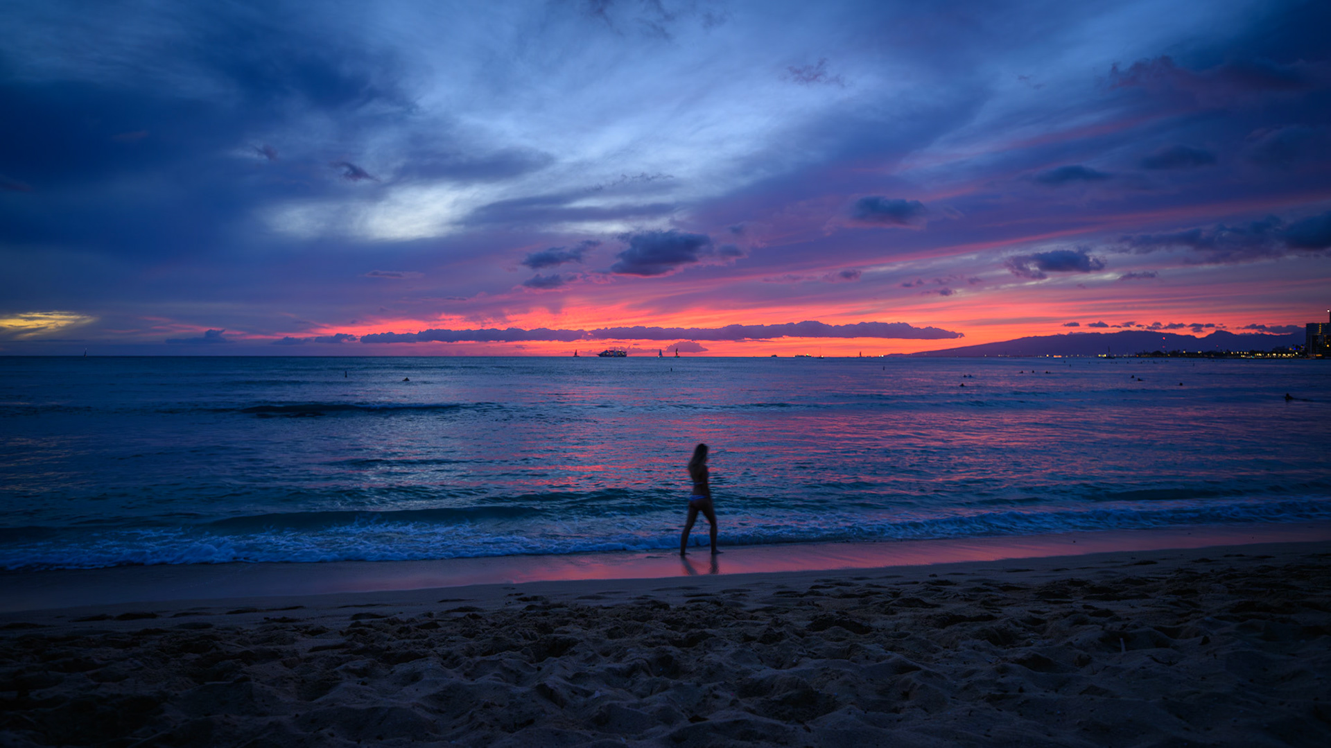 Stunning Rainbow Sunset Colors