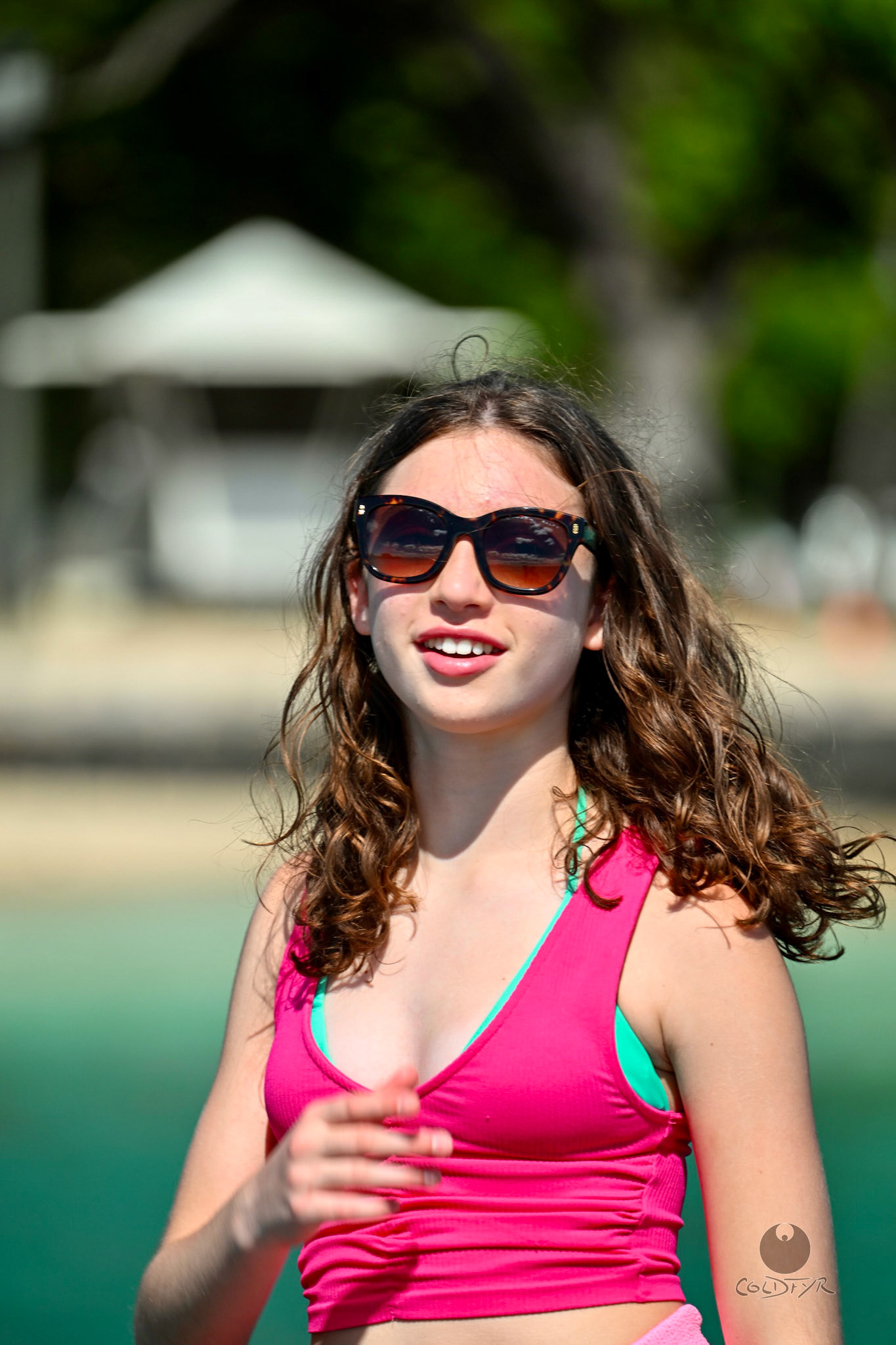 Janie Kogan in Waikiki, Hawaii