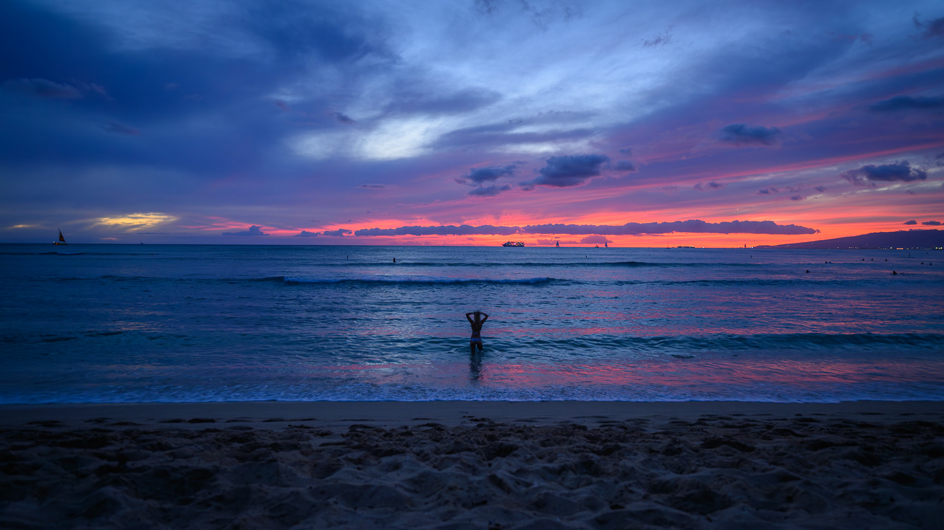 Stunning Rainbow Sunset Colors