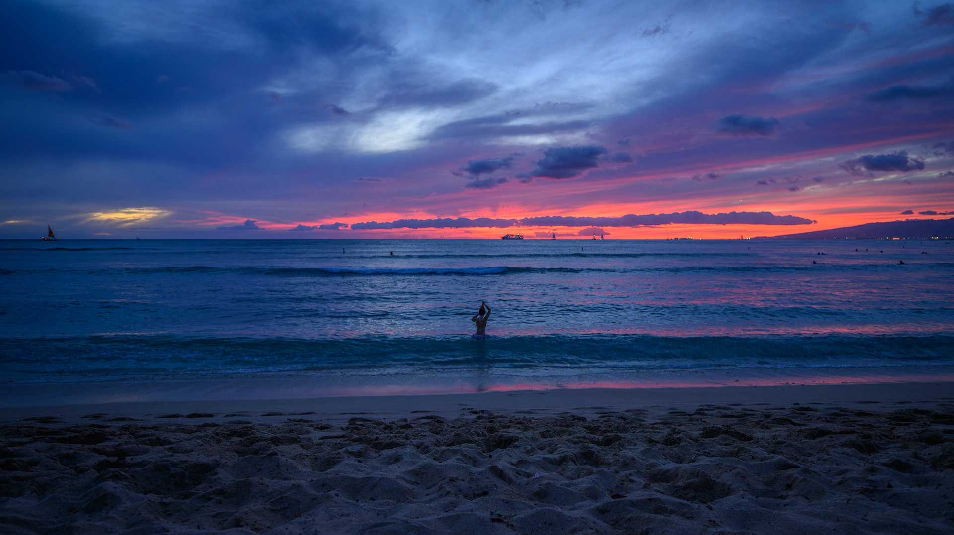 Stunning Rainbow Sunset Colors
